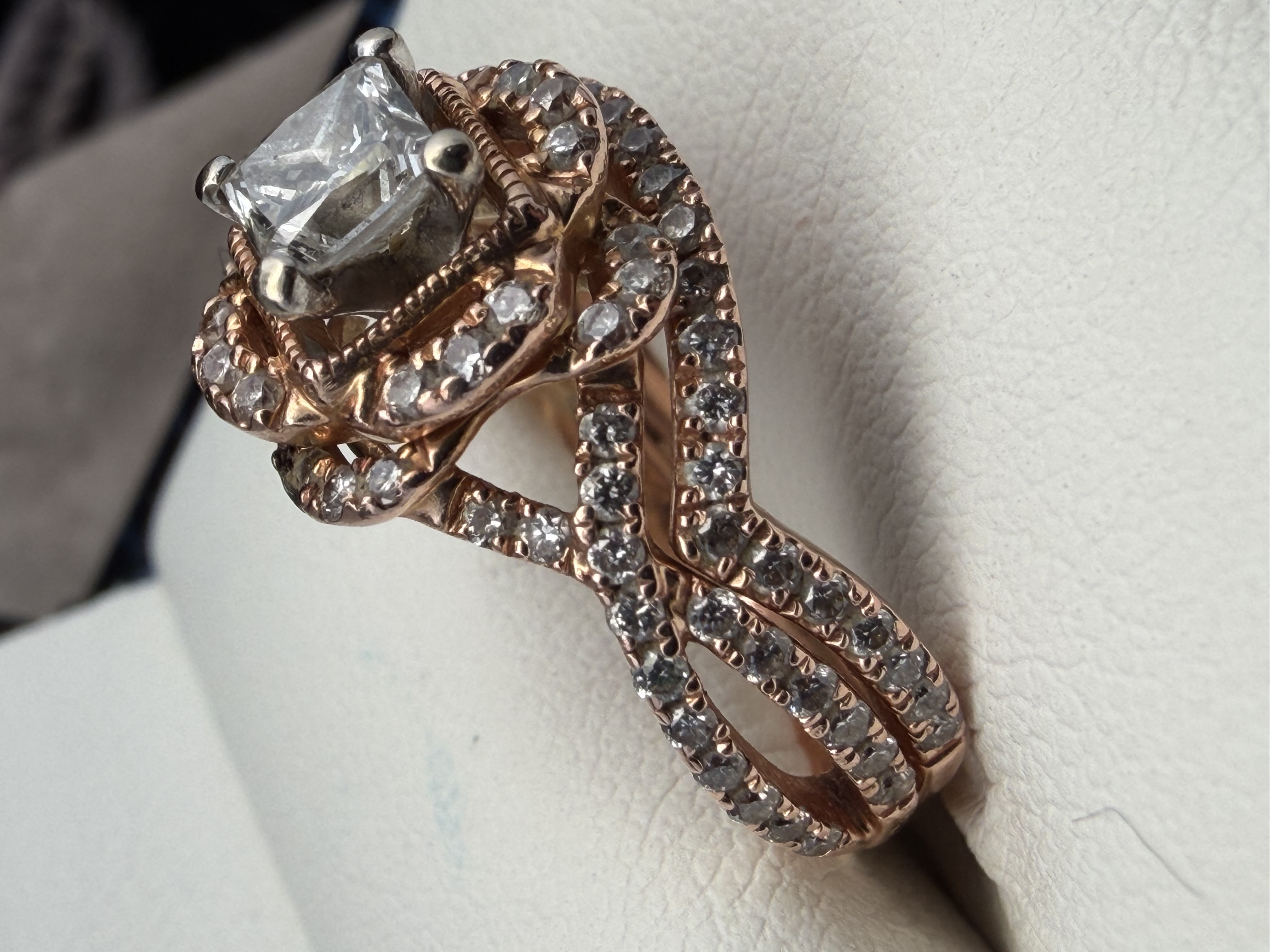 14k Diamond Engagement Ring