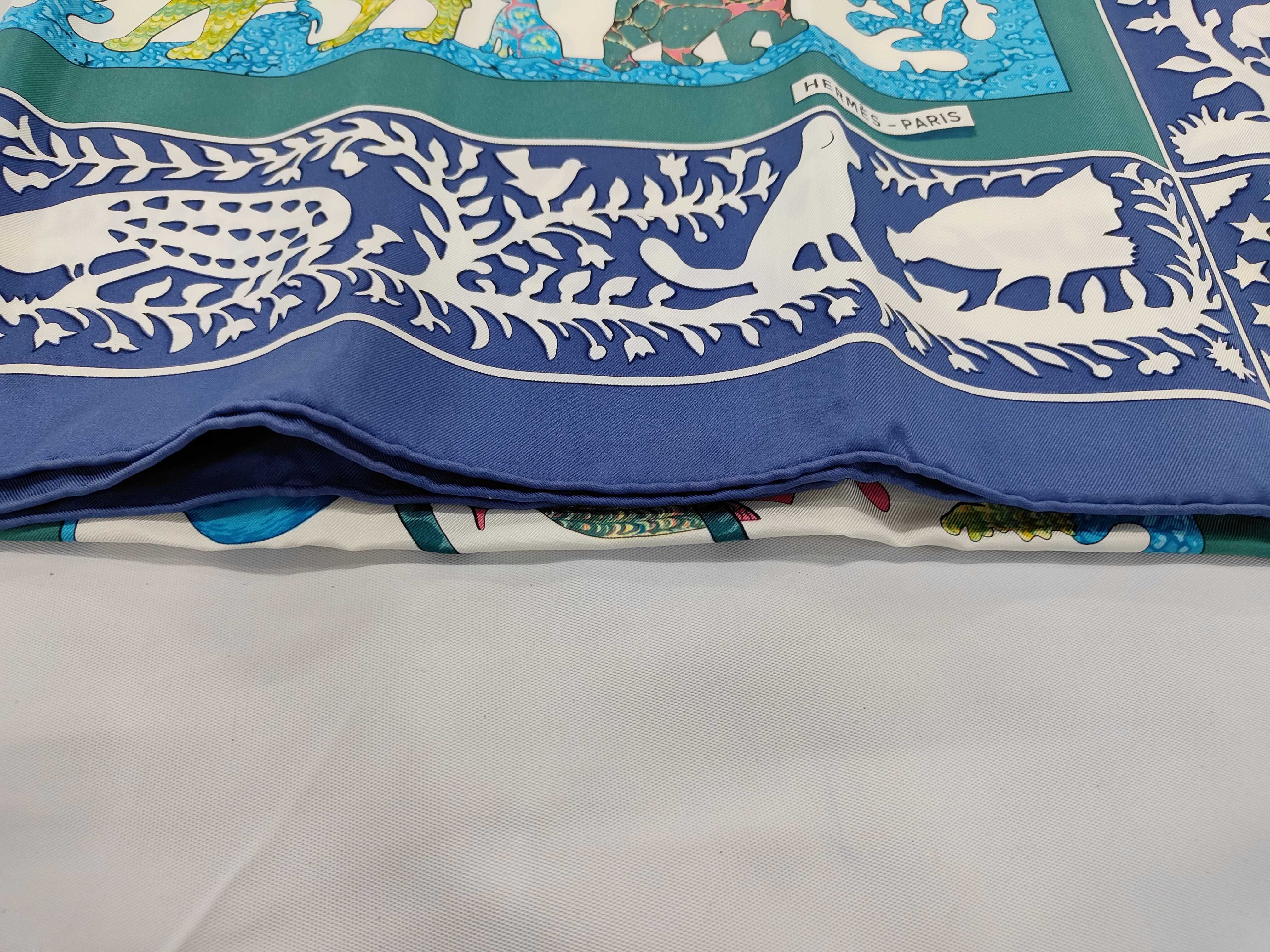 Hermes Early America Silk Scarf