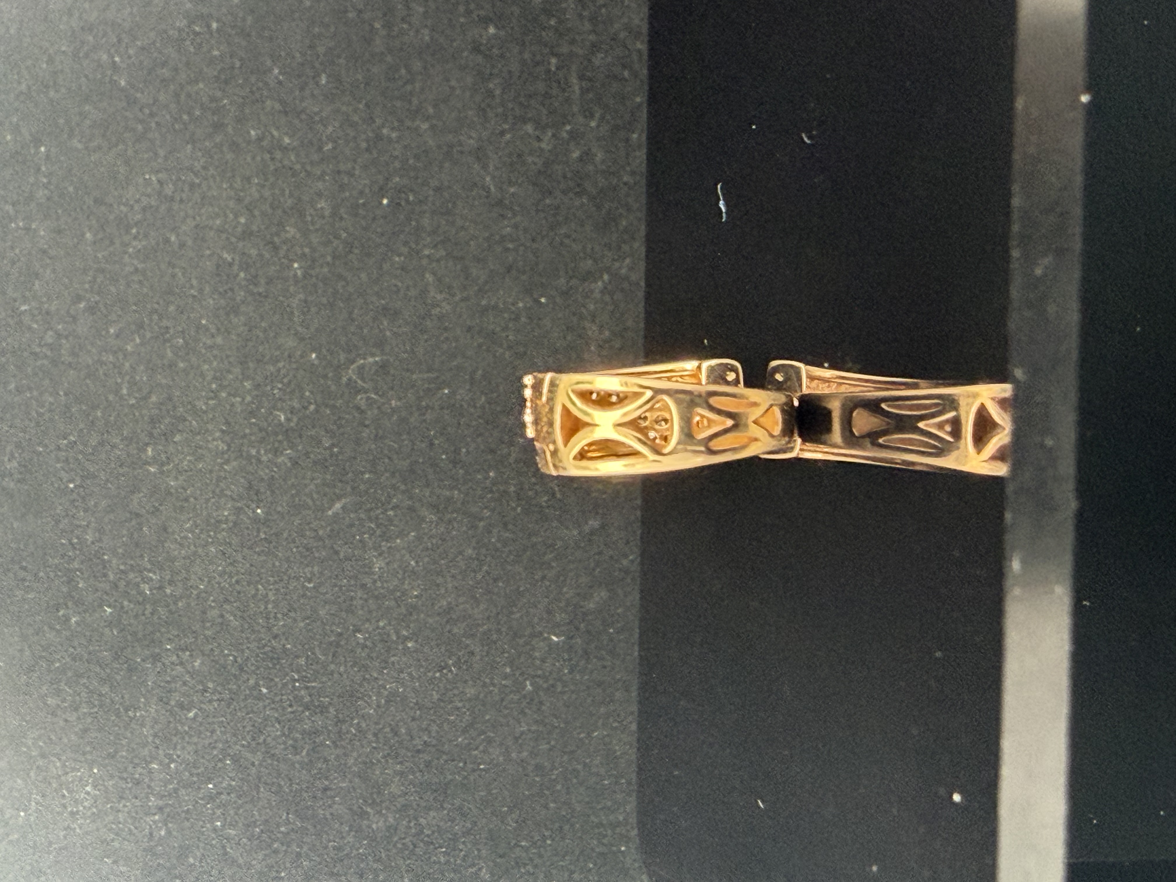 Single 14k Diamond Huggie Earrings