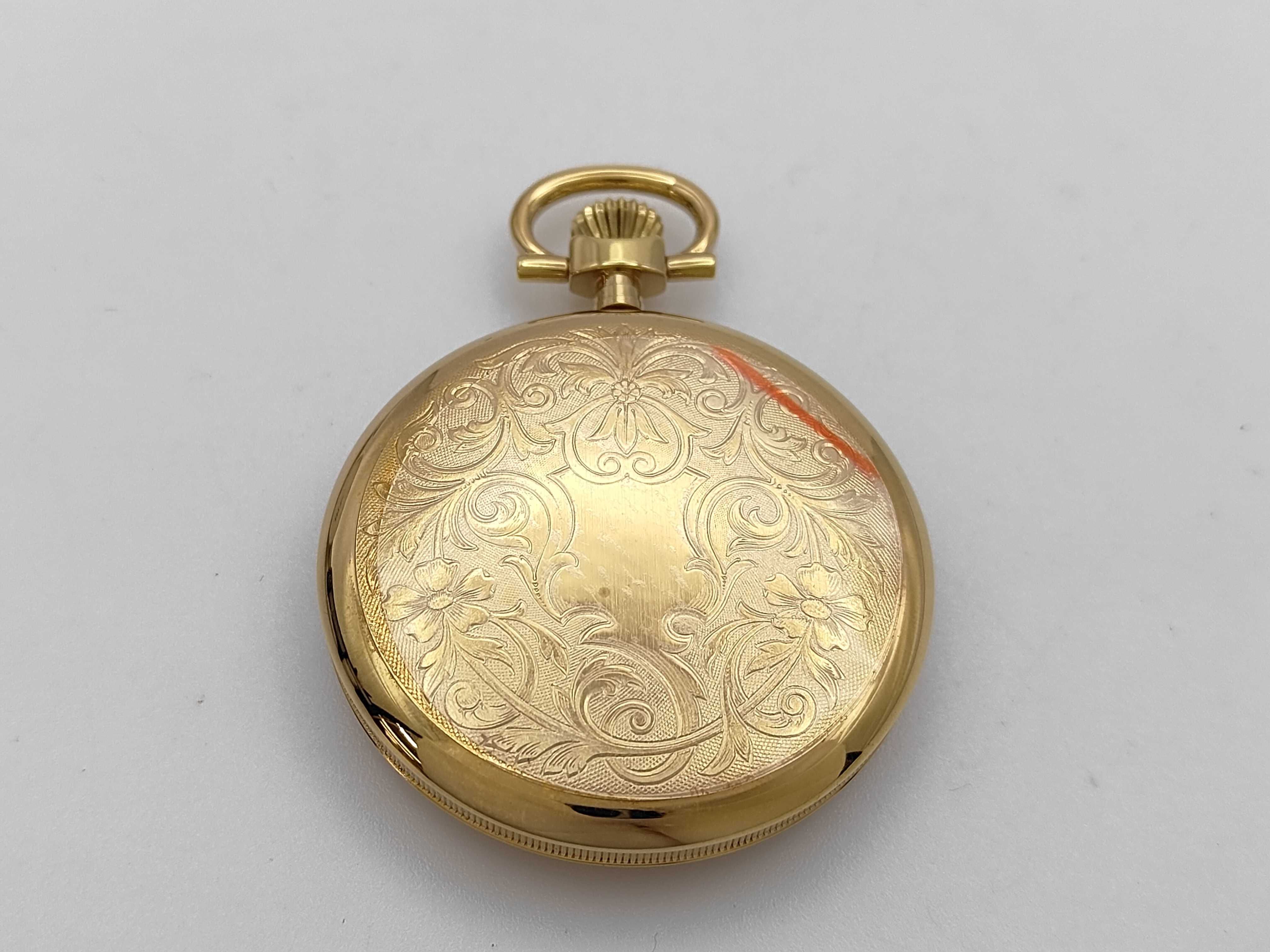 Montres Gousset Swiss 17 Jewel Manual Wind Pocket Watch with Original Box