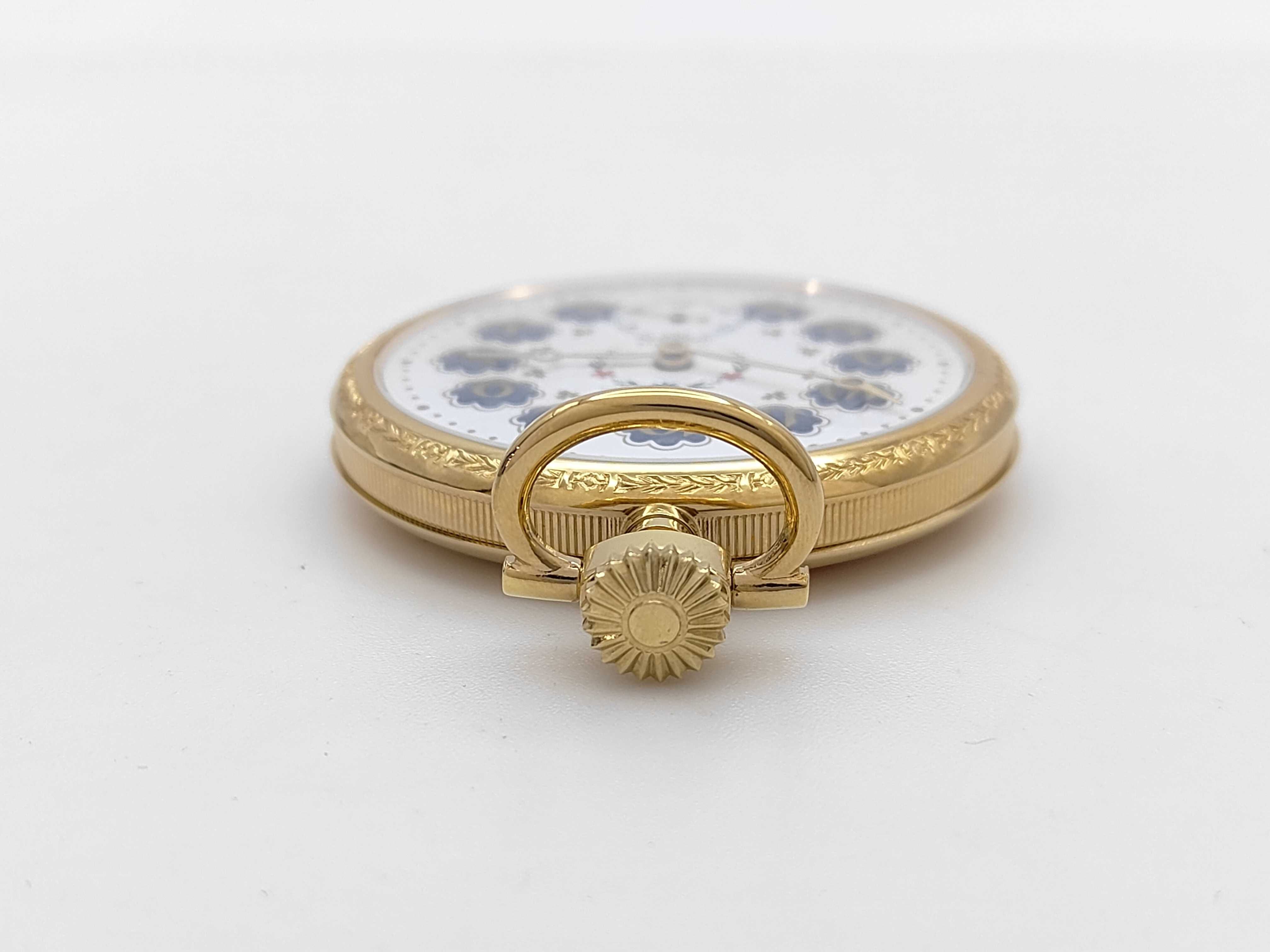 Montres Gousset Swiss 17 Jewel Manual Wind Pocket Watch with Original Box