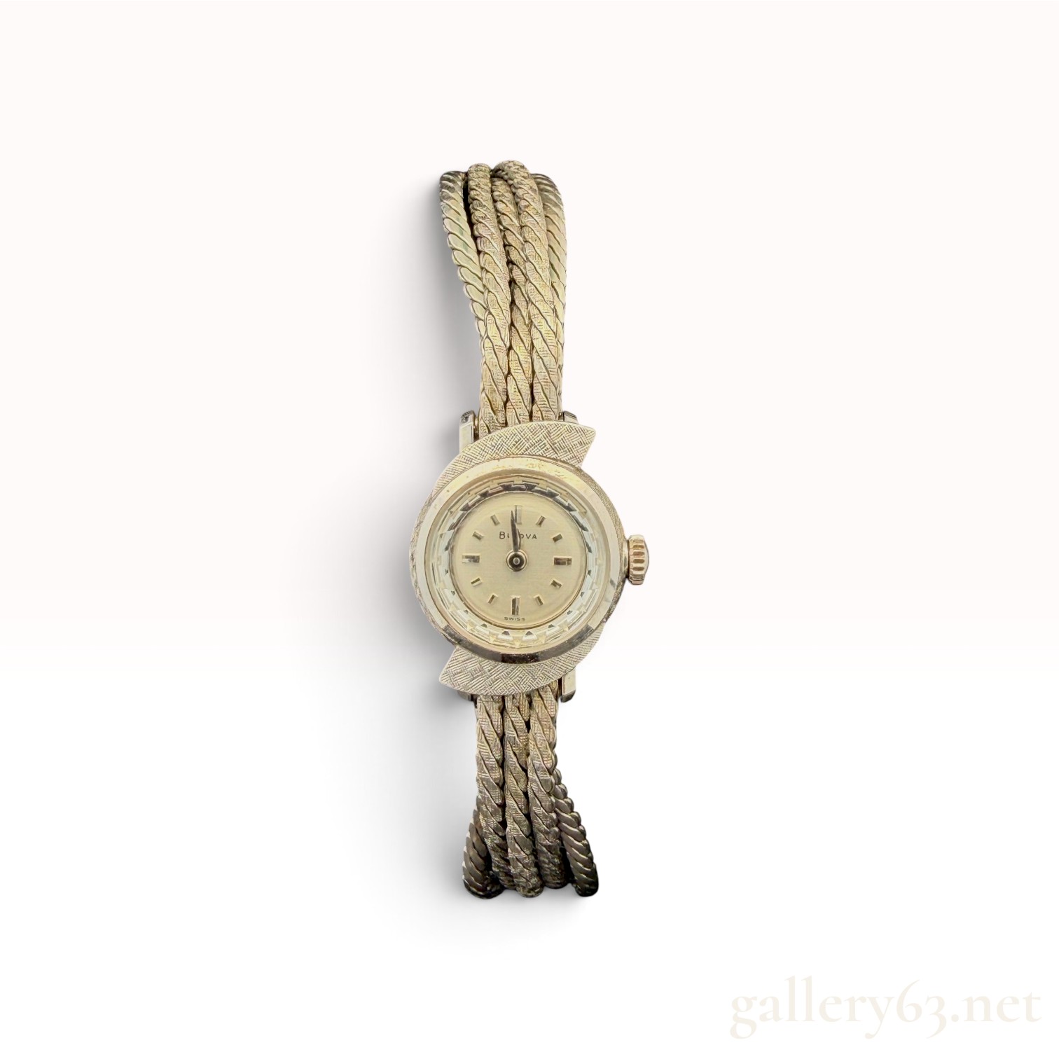 Bulova 10k White Gold Watch