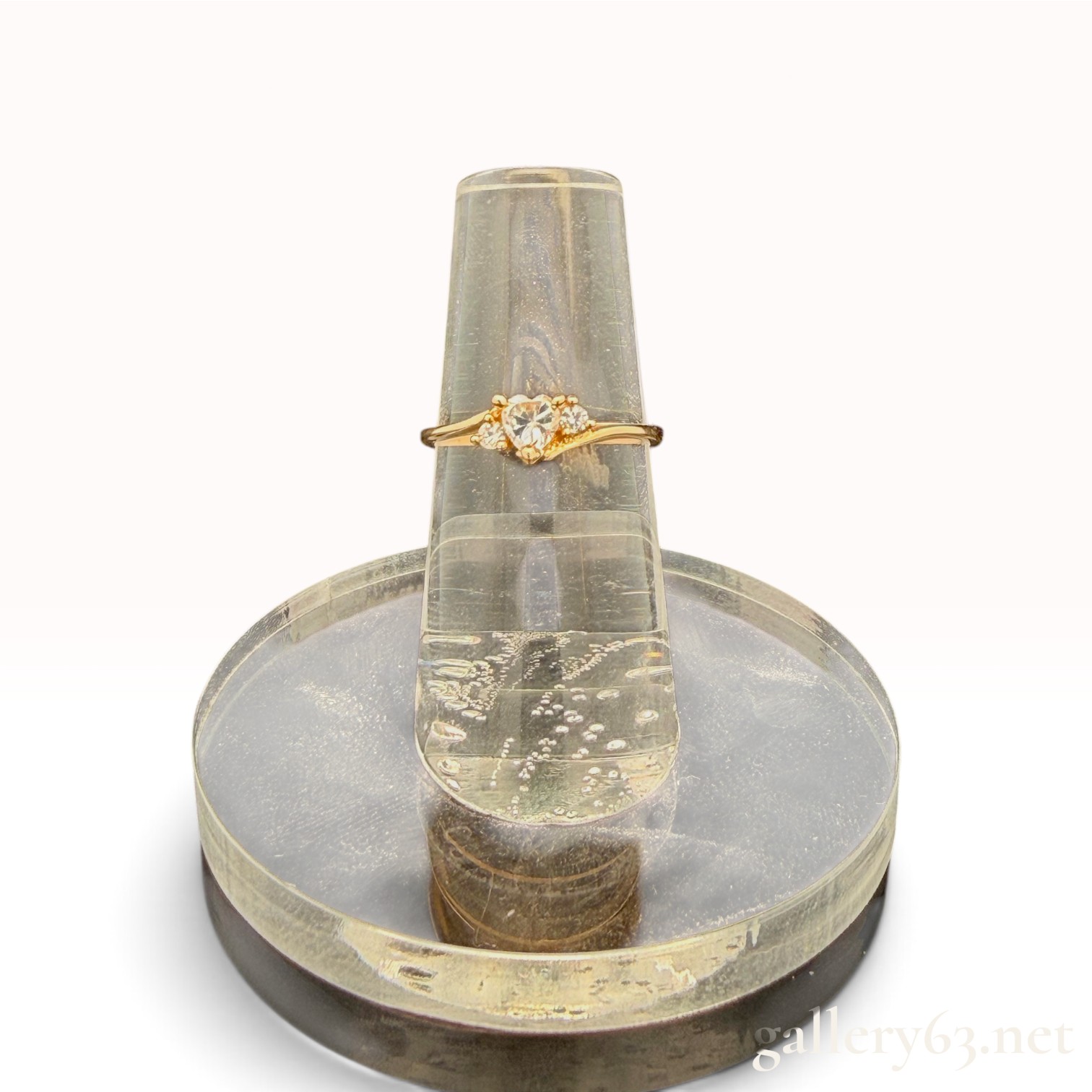 14k Yellow Gold CZ Ring