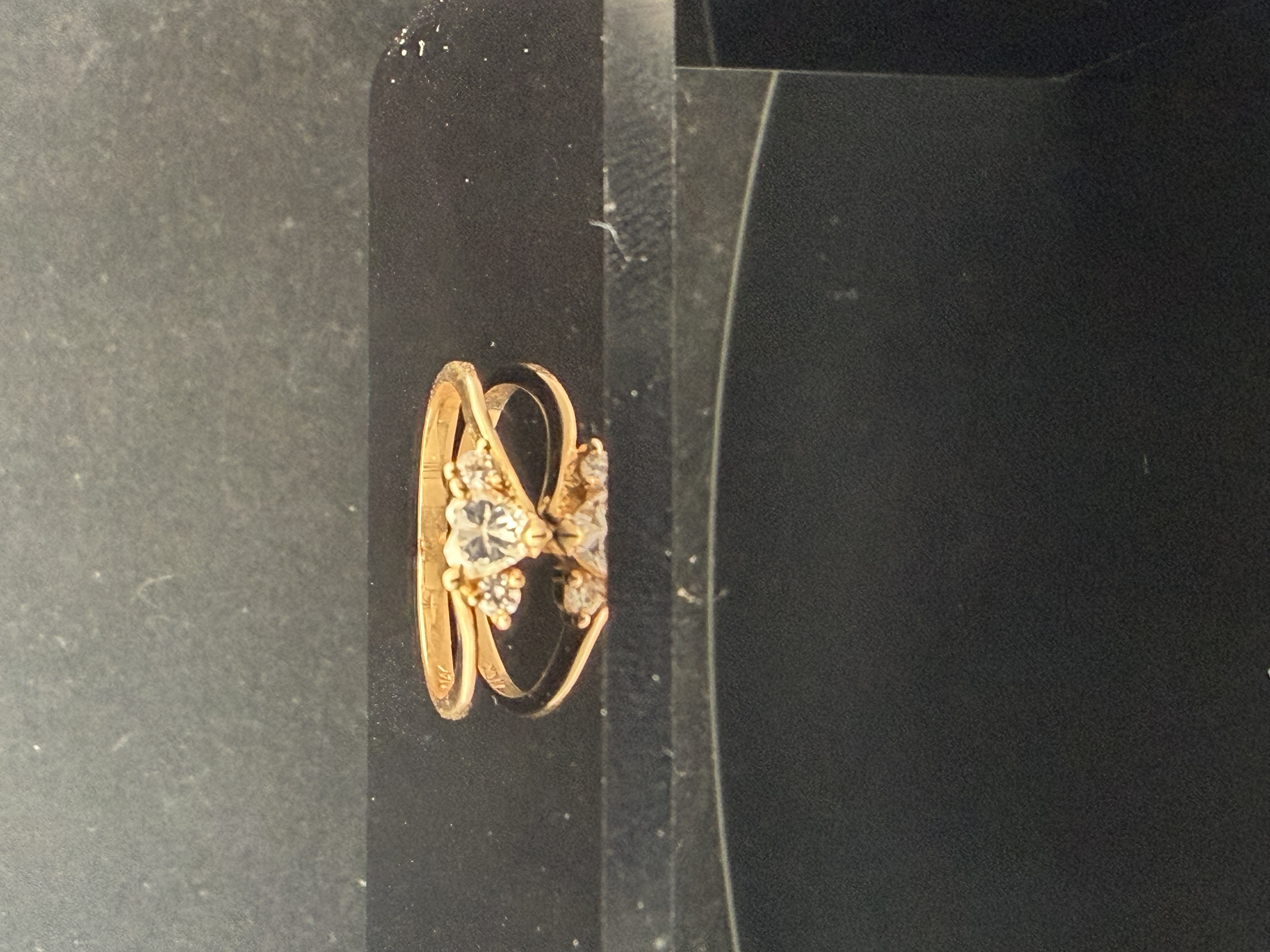 14k Yellow Gold CZ Ring