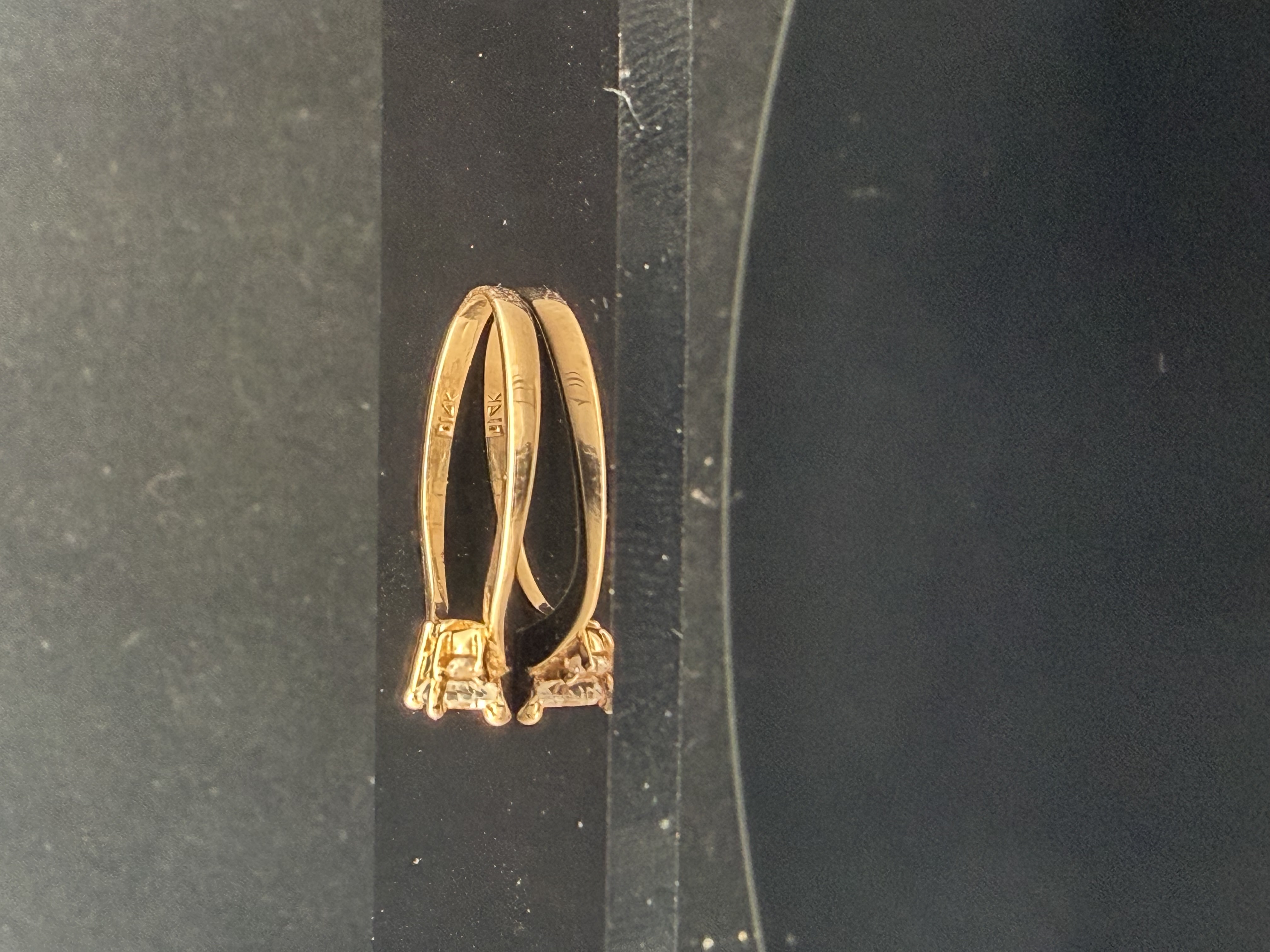 14k Yellow Gold CZ Ring