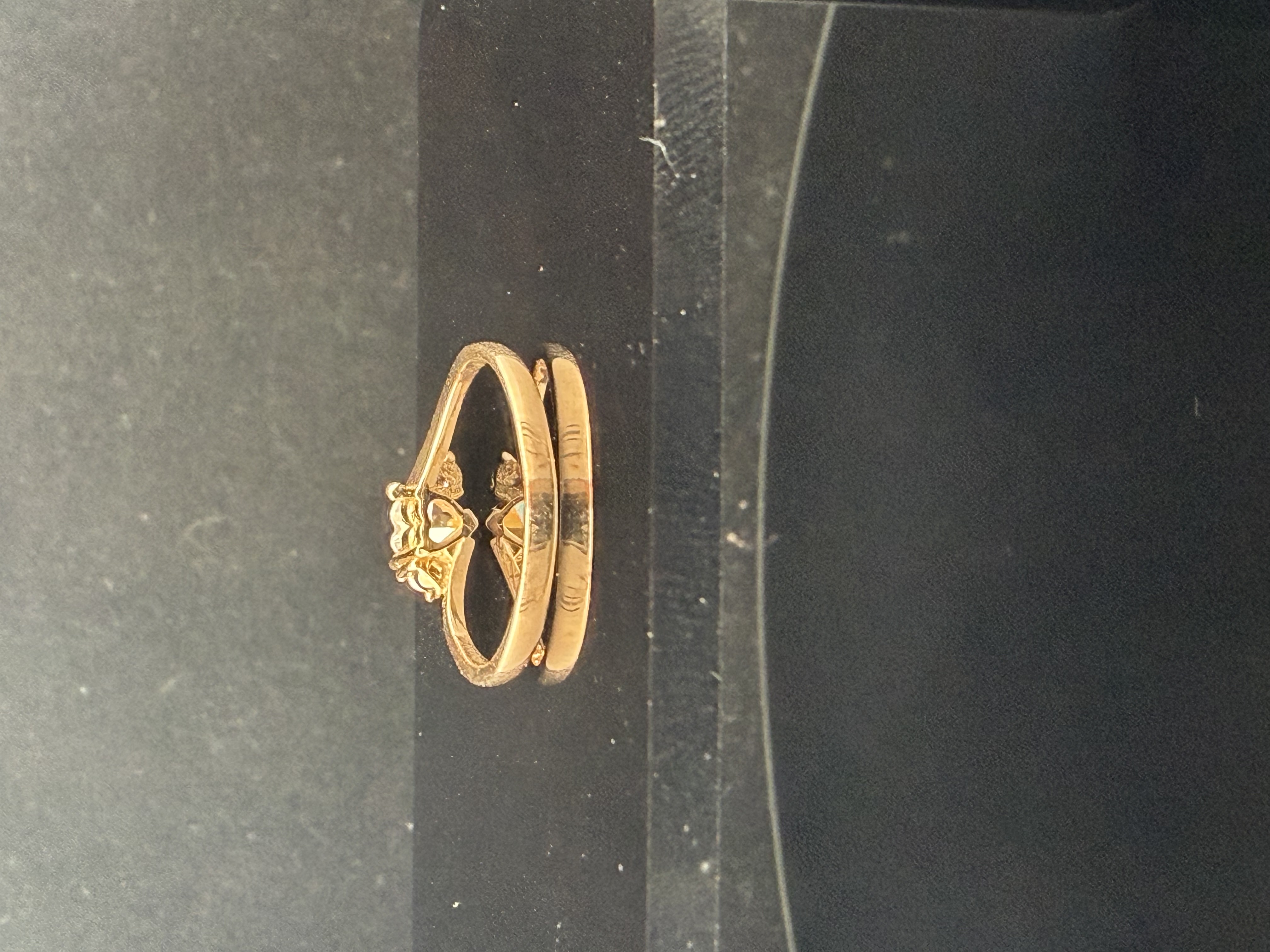 14k Yellow Gold CZ Ring