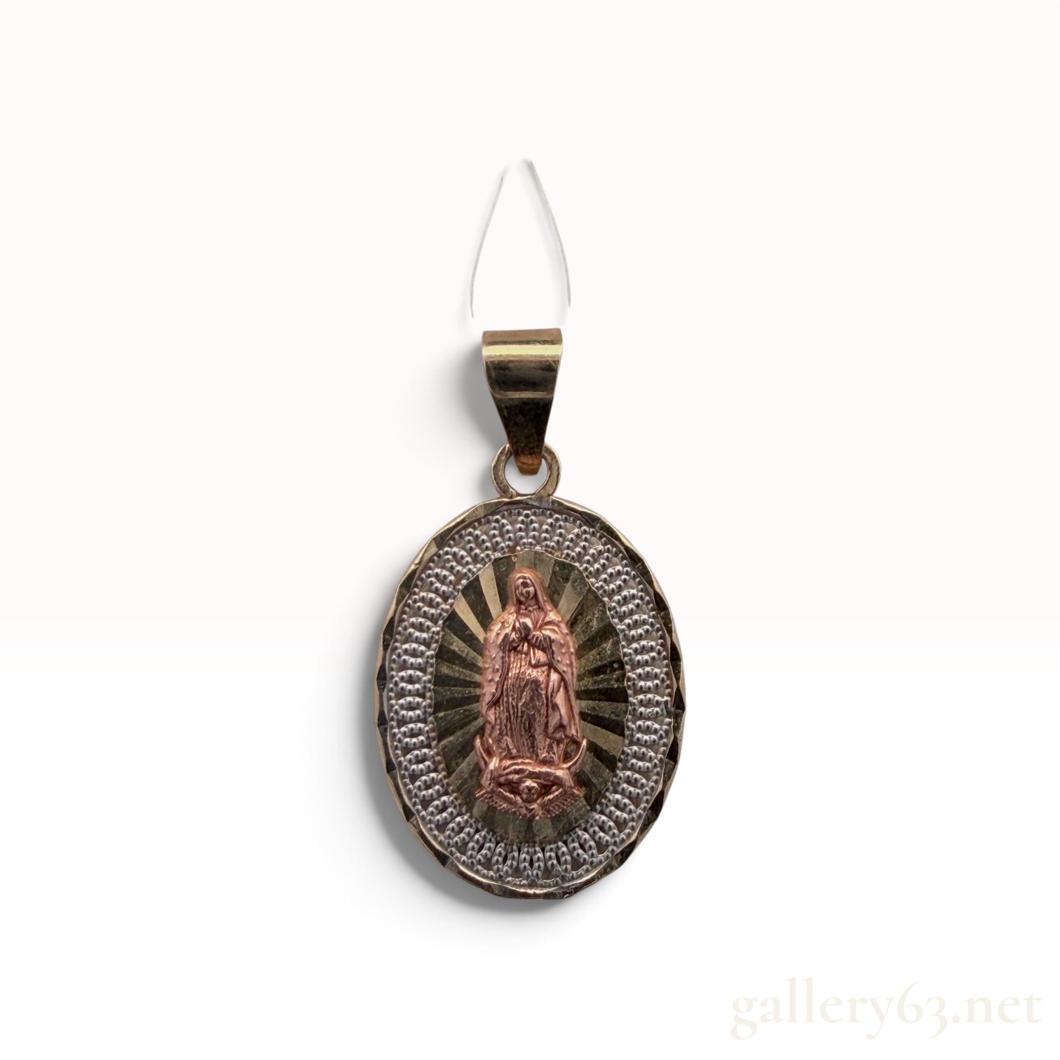 14k Virgin Mary Pendant