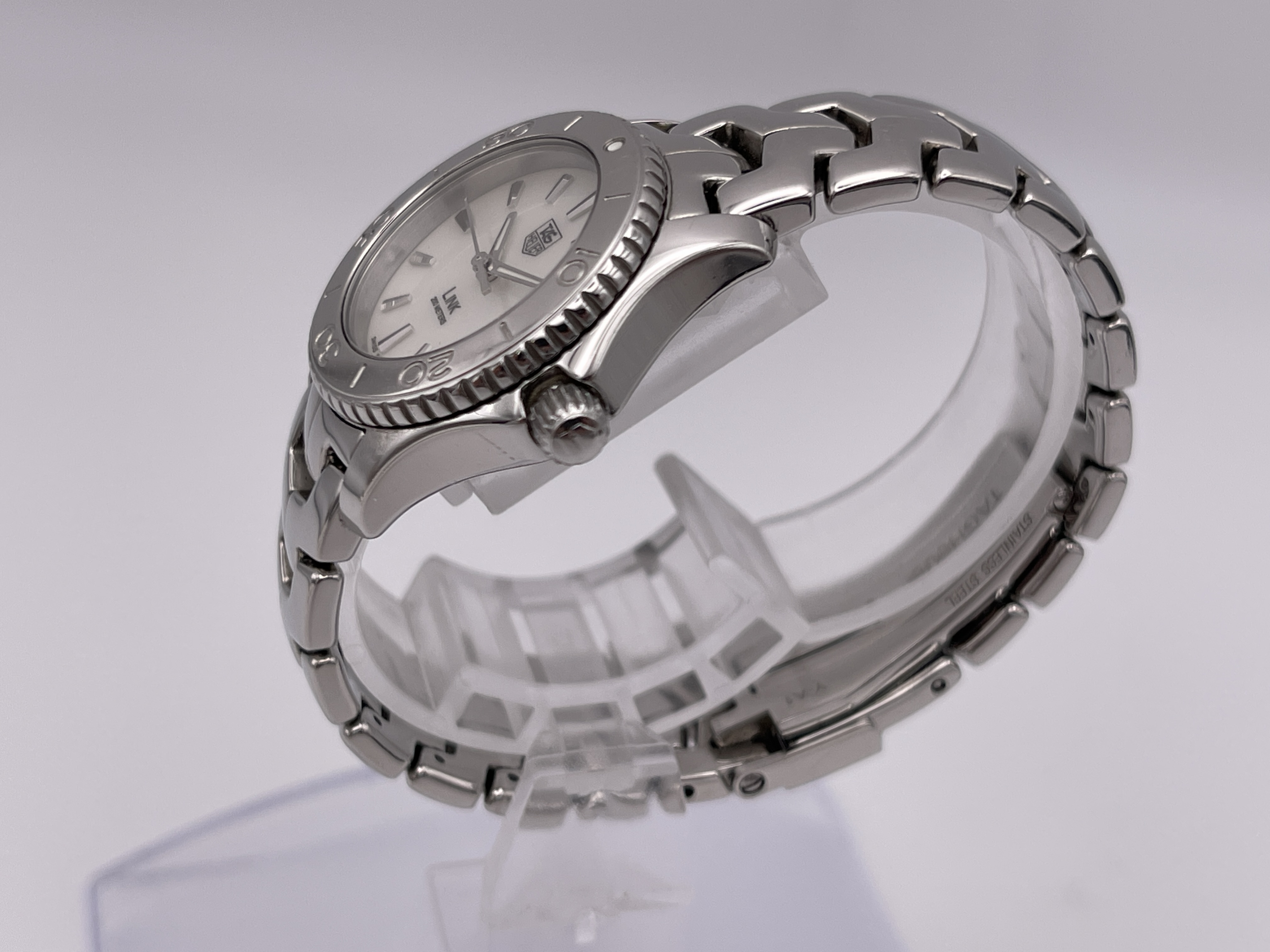 TAG Heuer Link WJ1313 Stainless Steel Quartz Ladies Watch with Mother of Pearl Dial