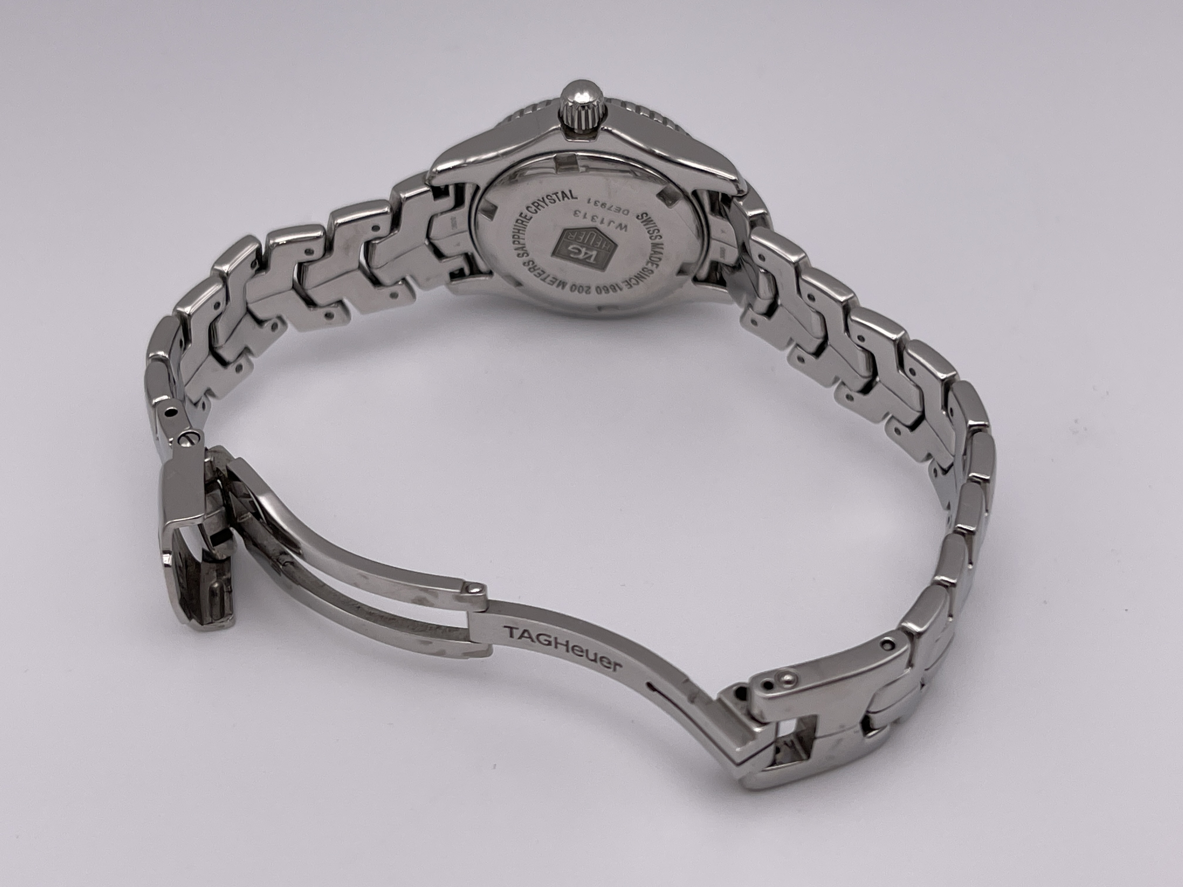 TAG Heuer Link WJ1313 Stainless Steel Quartz Ladies Watch with Mother of Pearl Dial