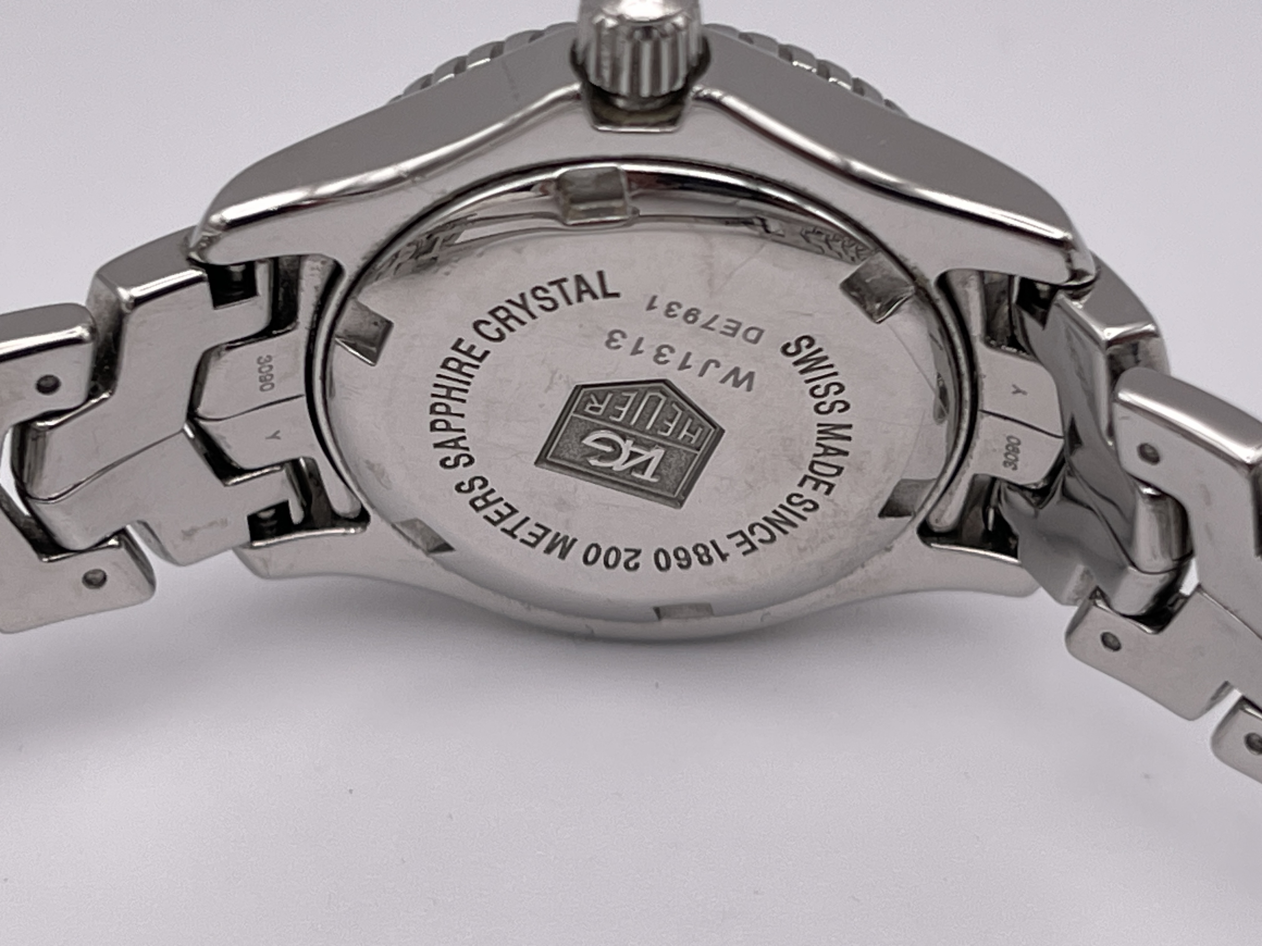 TAG Heuer Link WJ1313 Stainless Steel Quartz Ladies Watch with Mother of Pearl Dial