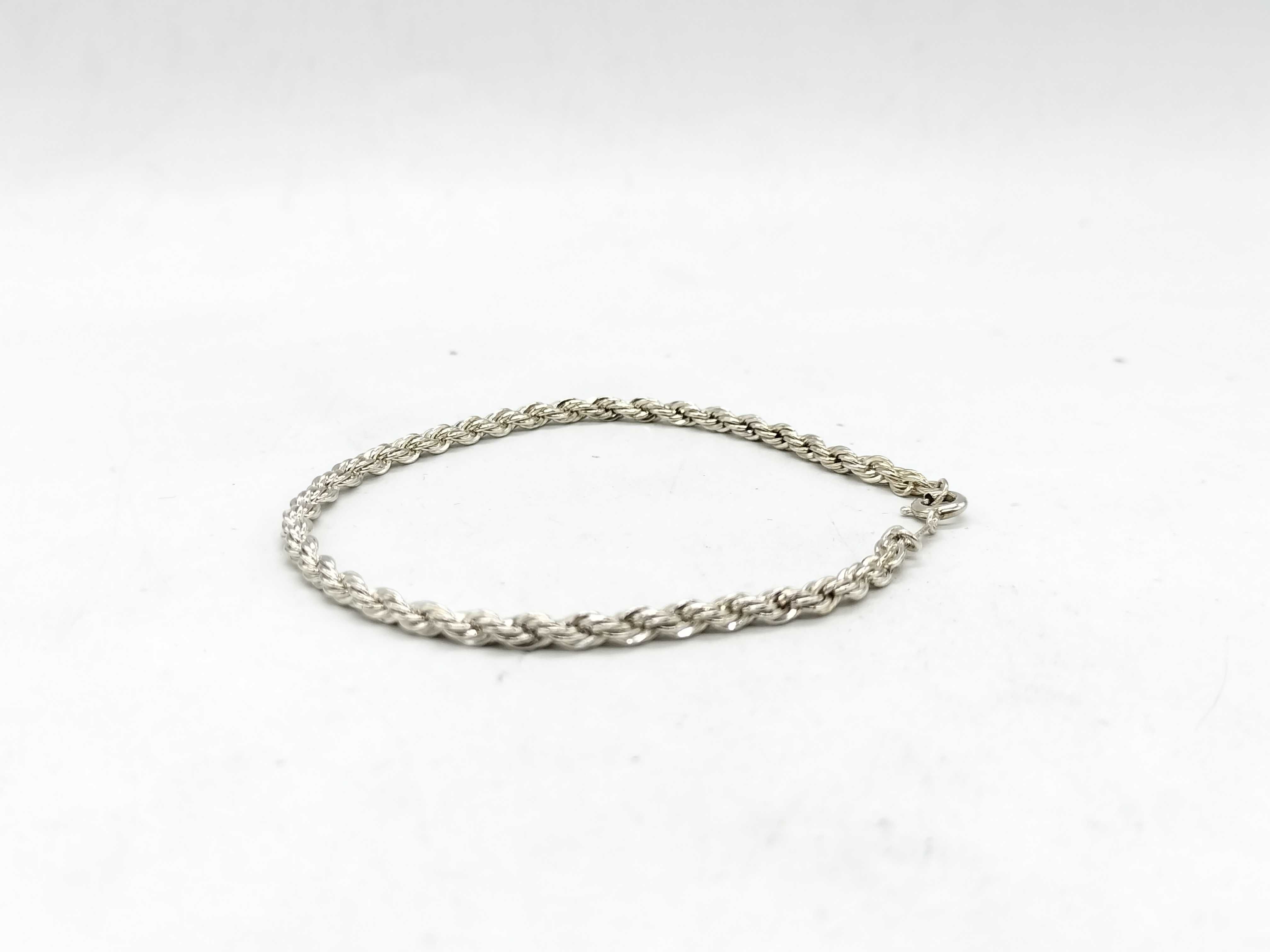 Tiffany & Co. Sterling Silver Rope Chain Bracelet