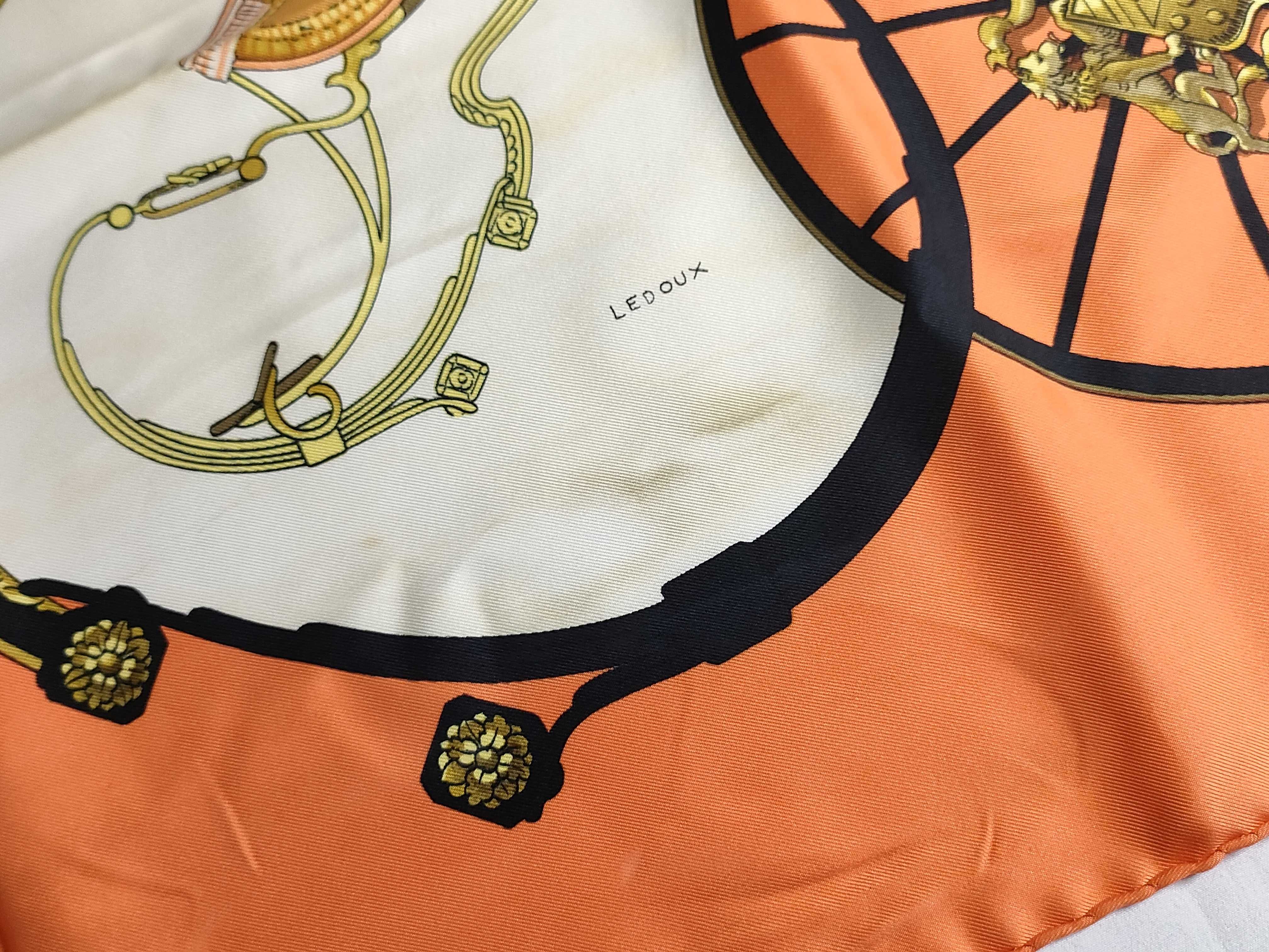 Hermes Springs Philippe Ledoux Silk Carre Scarf