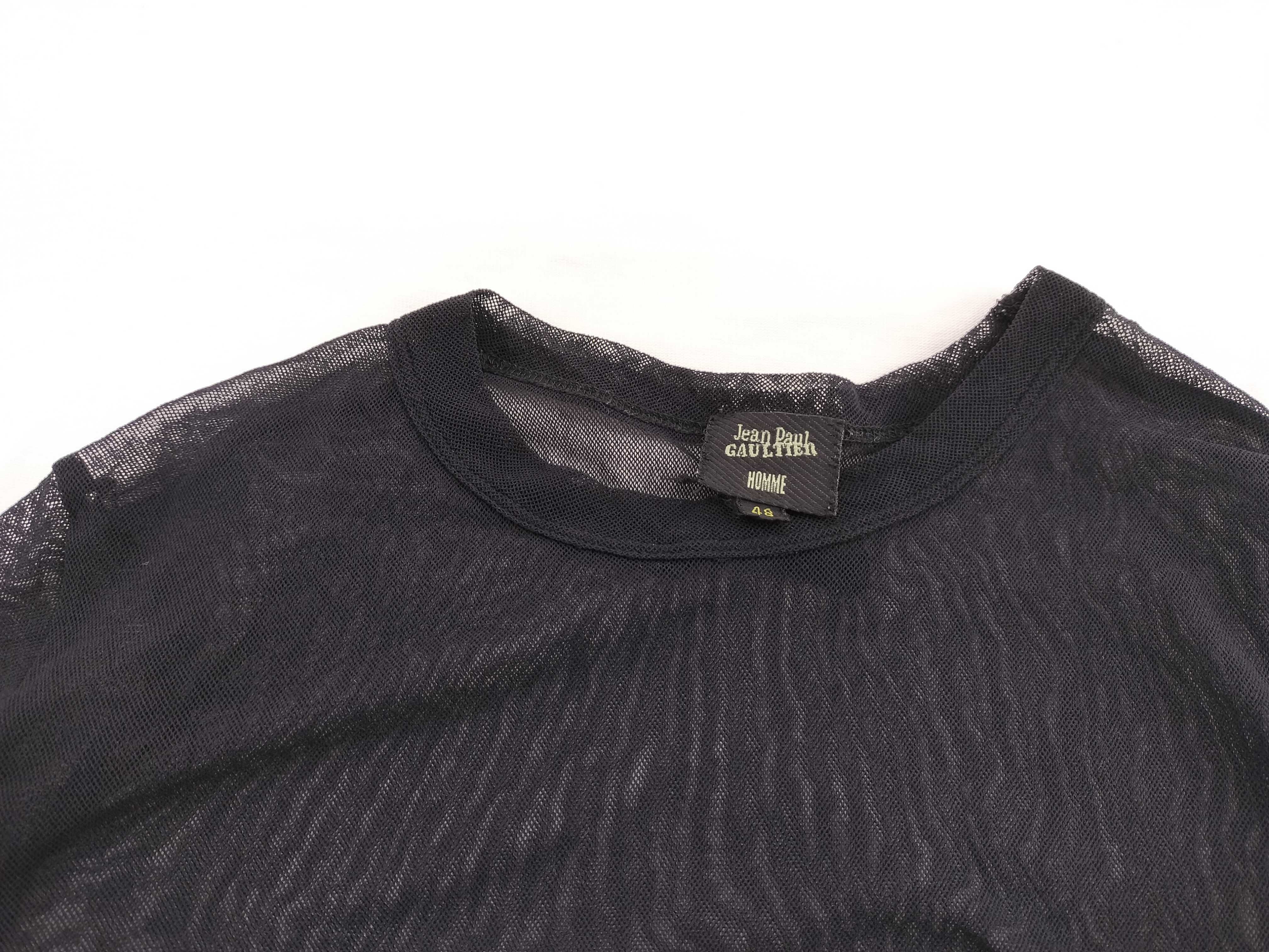 Jean Paul Gaultier Homme Trompe l'Oeil Lace Mesh T-Shirt