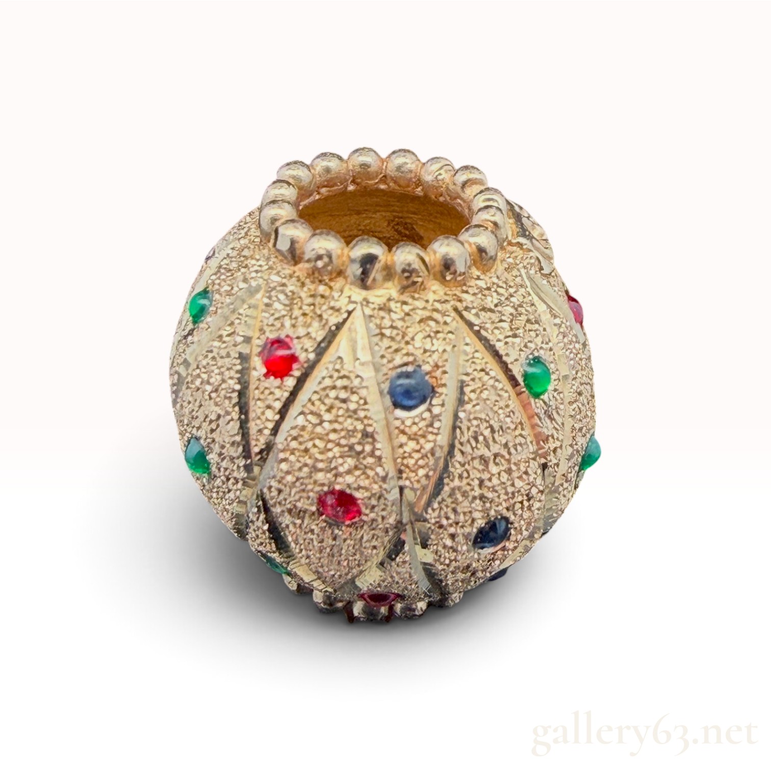 14k Slider Pendant