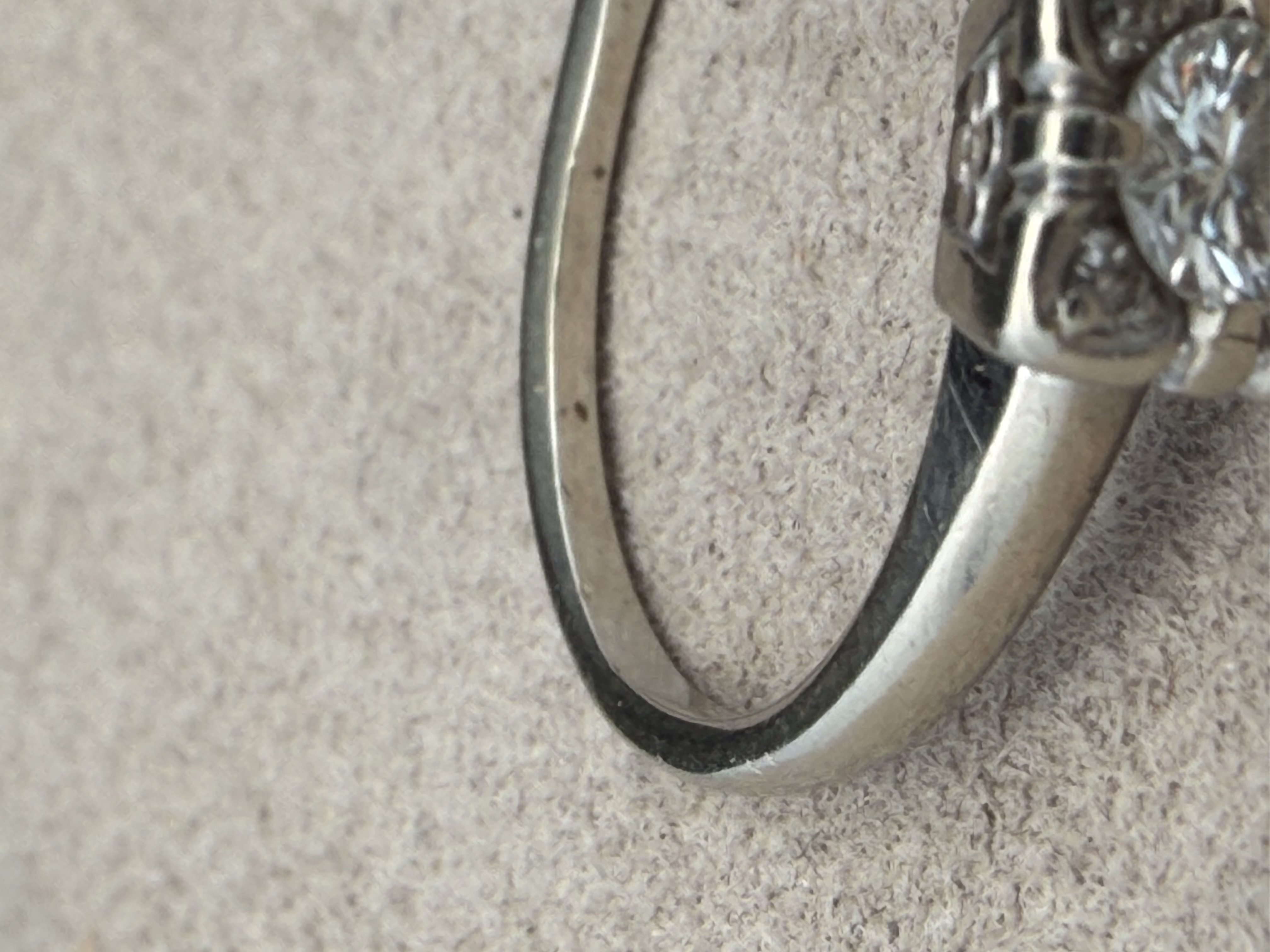 14k White Gold Diamond Ring