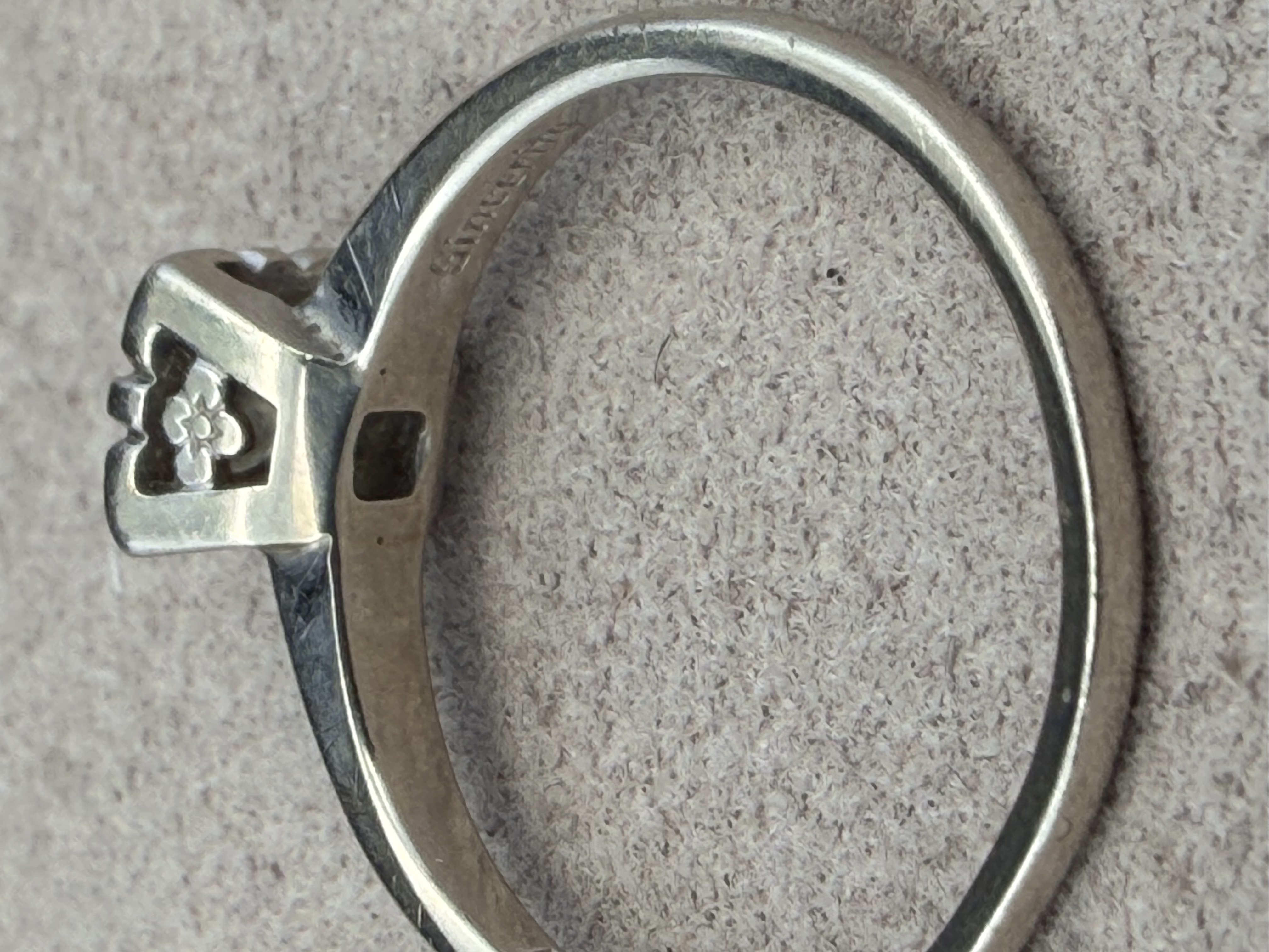 14k White Gold Diamond Ring