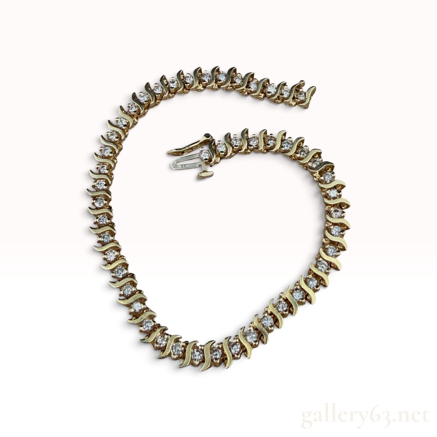 14k Diamond Tennis Bracelet