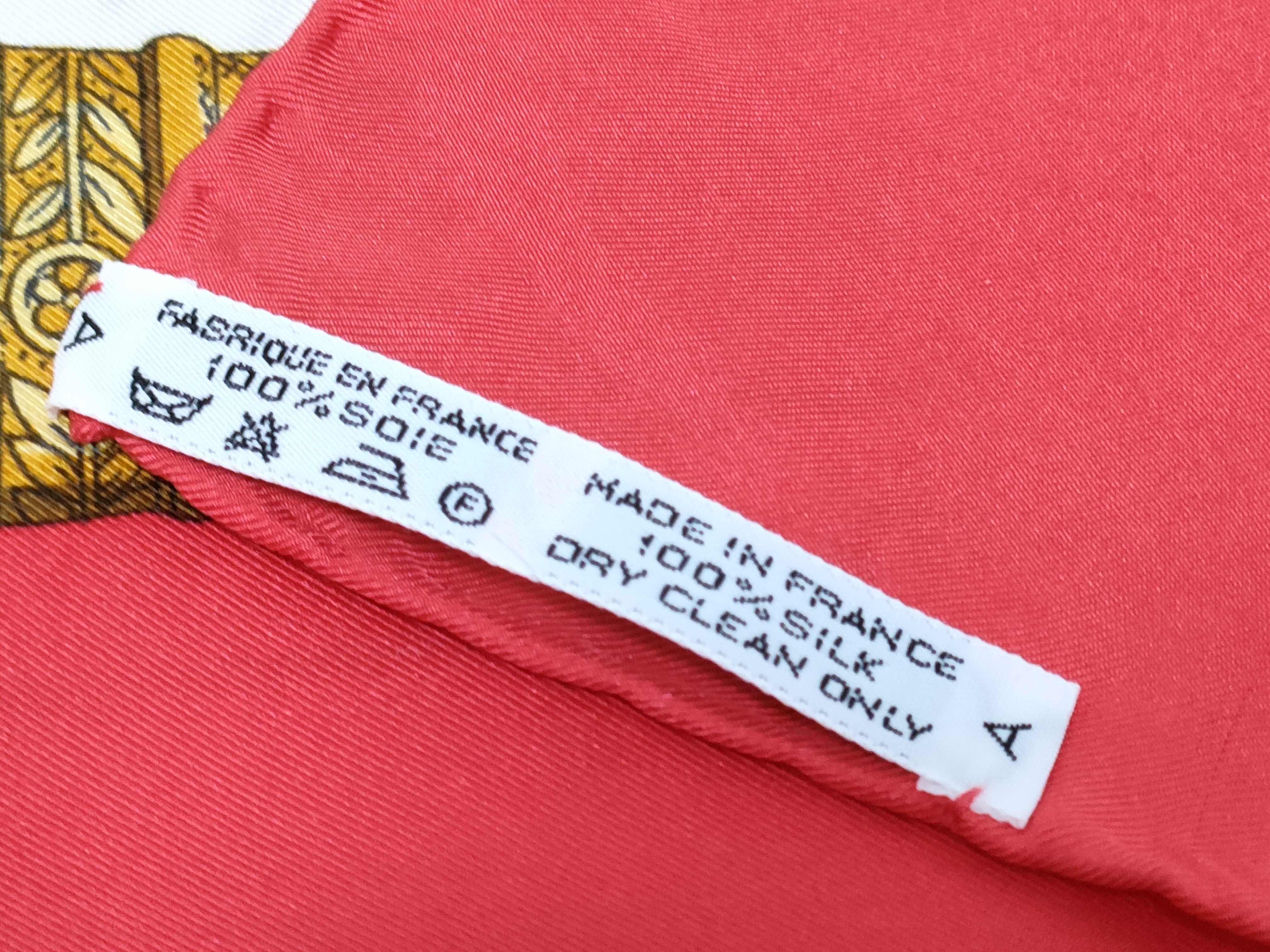 Hermes Grand Uniforme Silk Carre Scarf by Joachim Metz