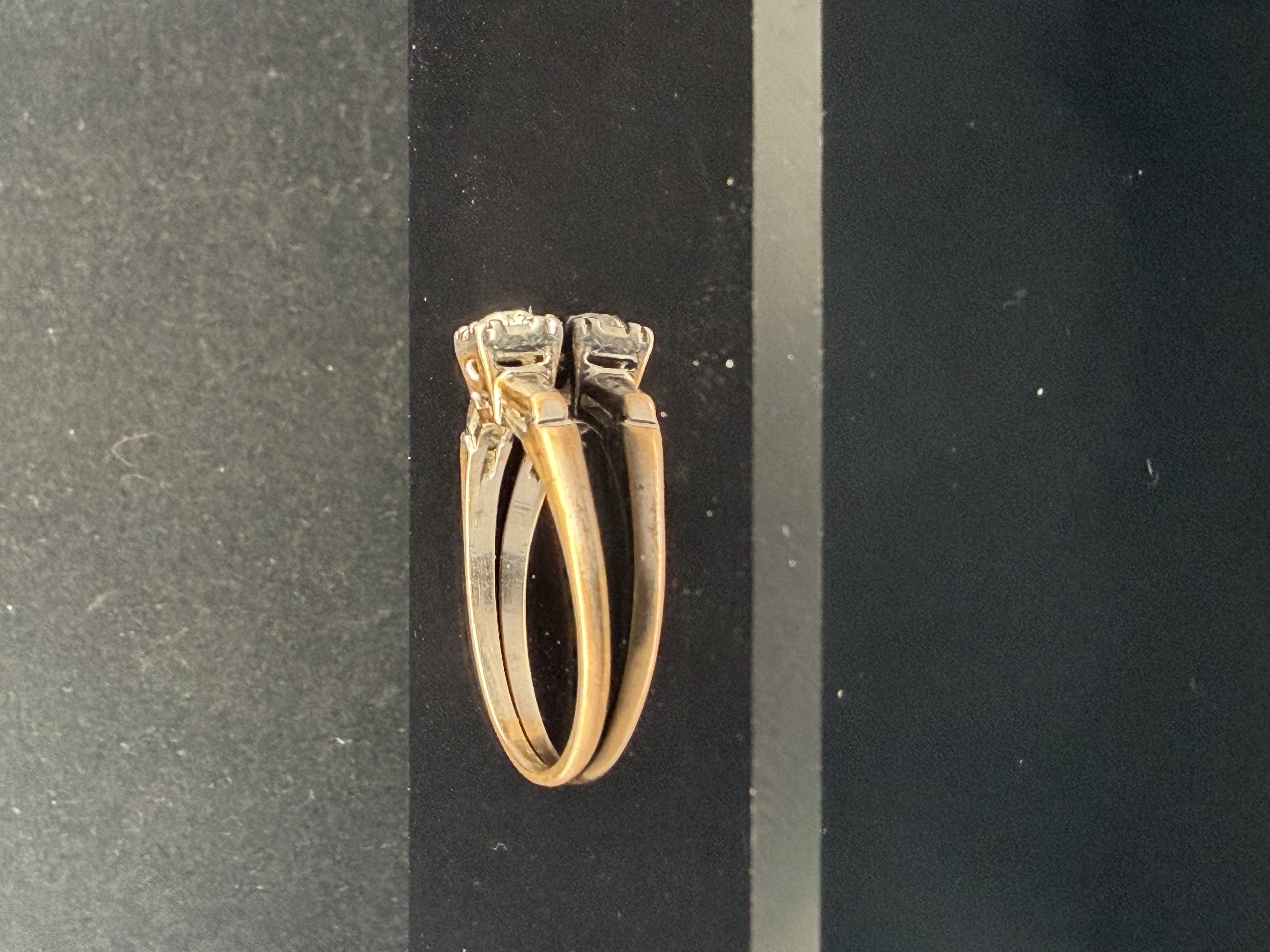 14k Yellow Gold Solitaire Diamond Ring
