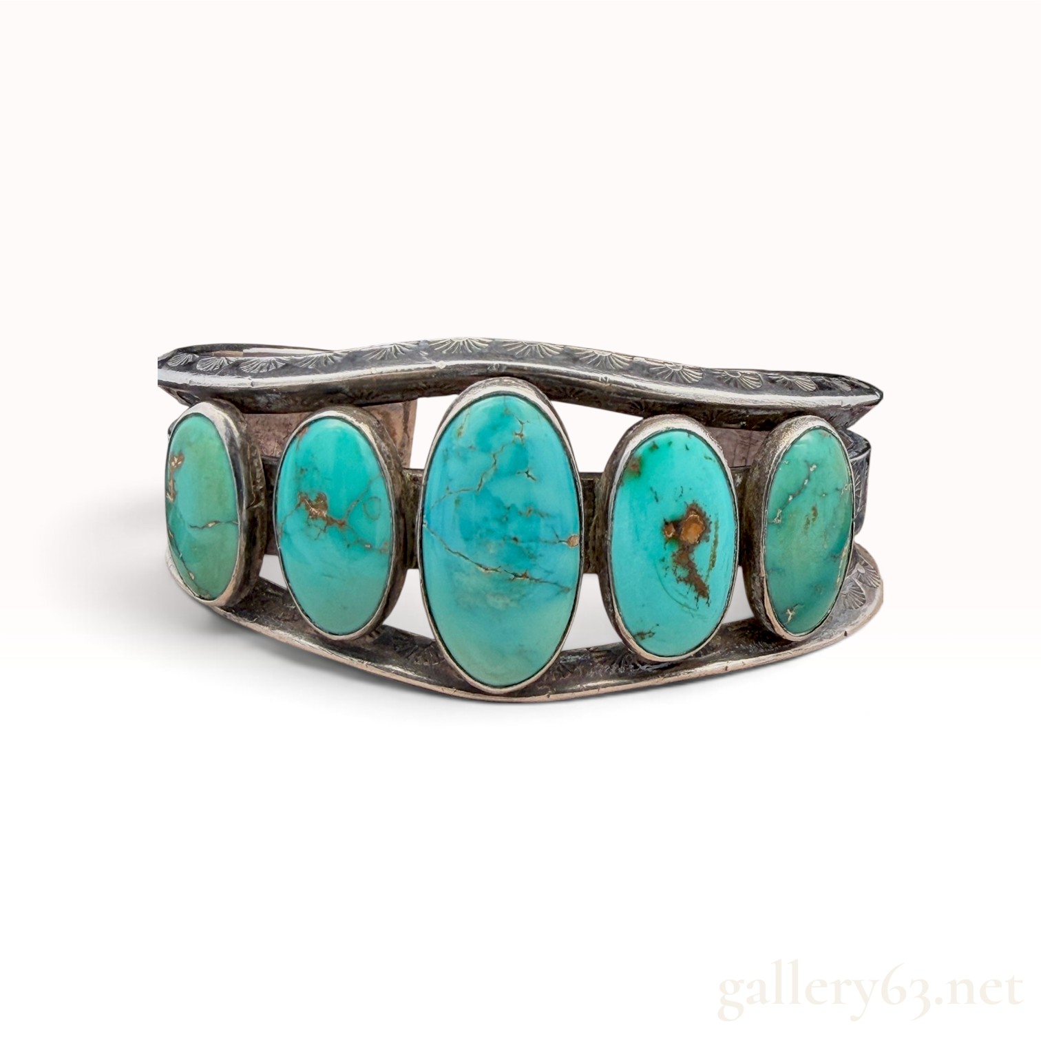 Native American Navajo Turquoise Cuff Bracelet