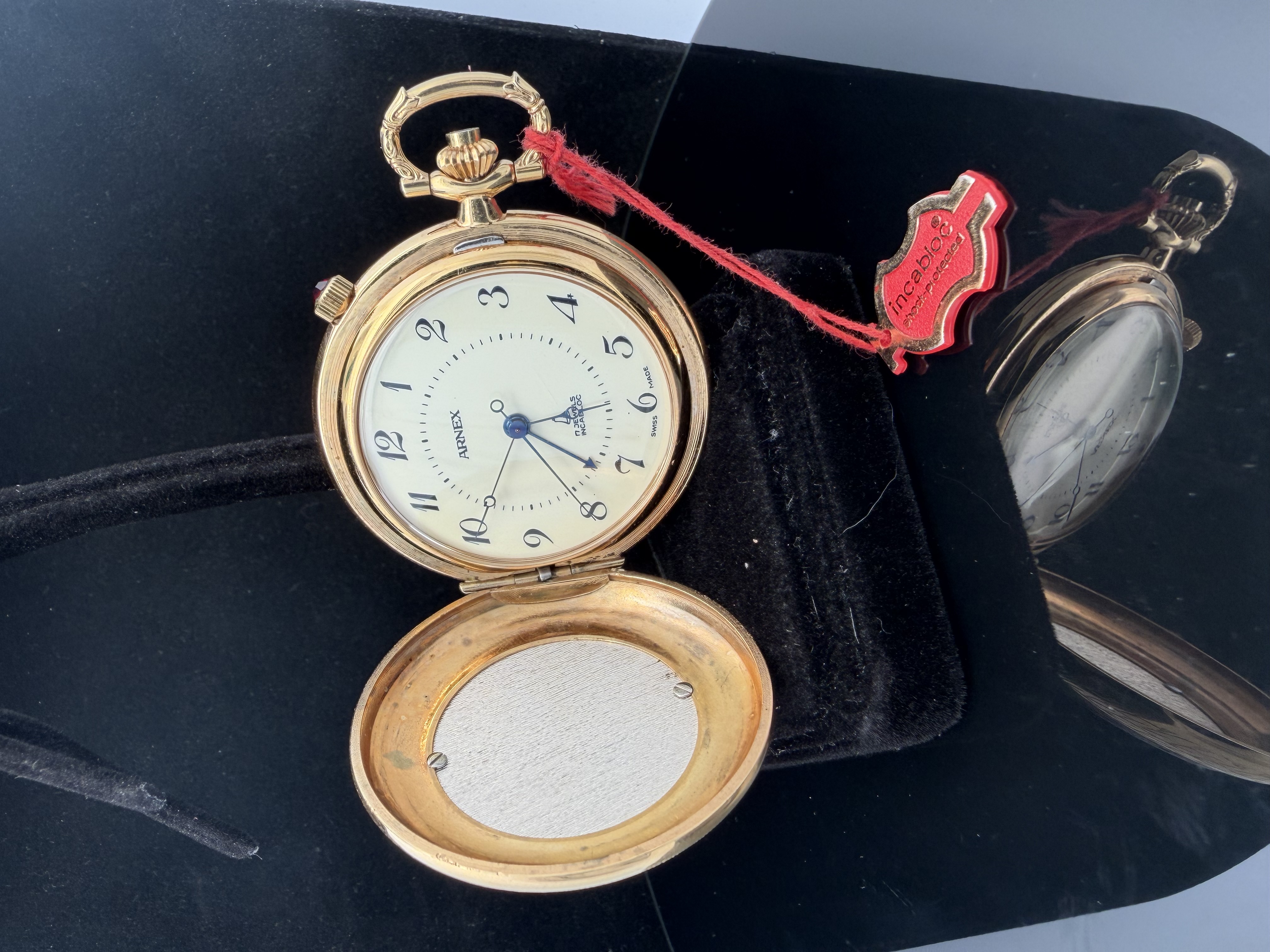 Swiss Made 17 Jewel Arnex Pocket Watch
