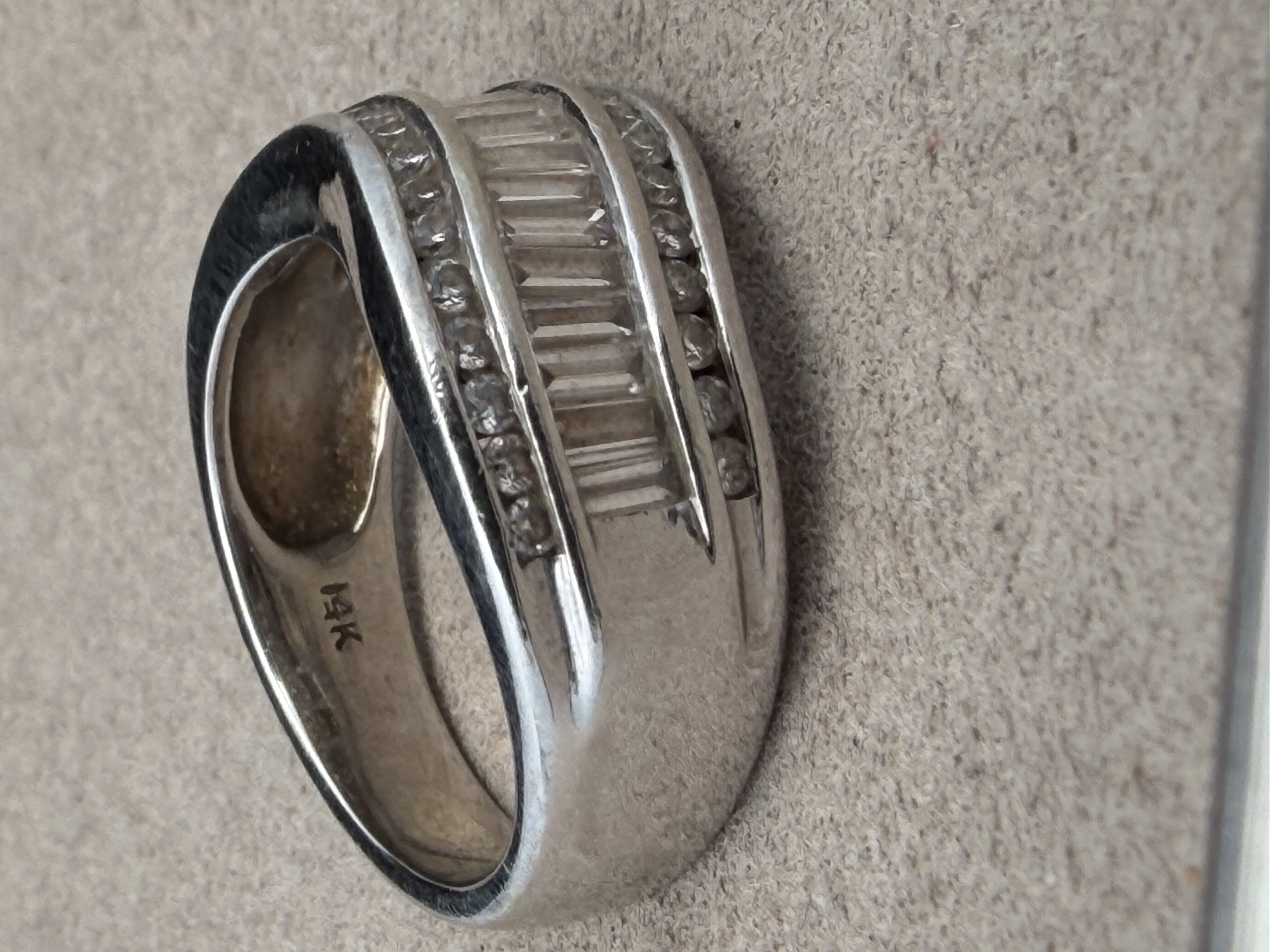 14k Natural Diamond Ring