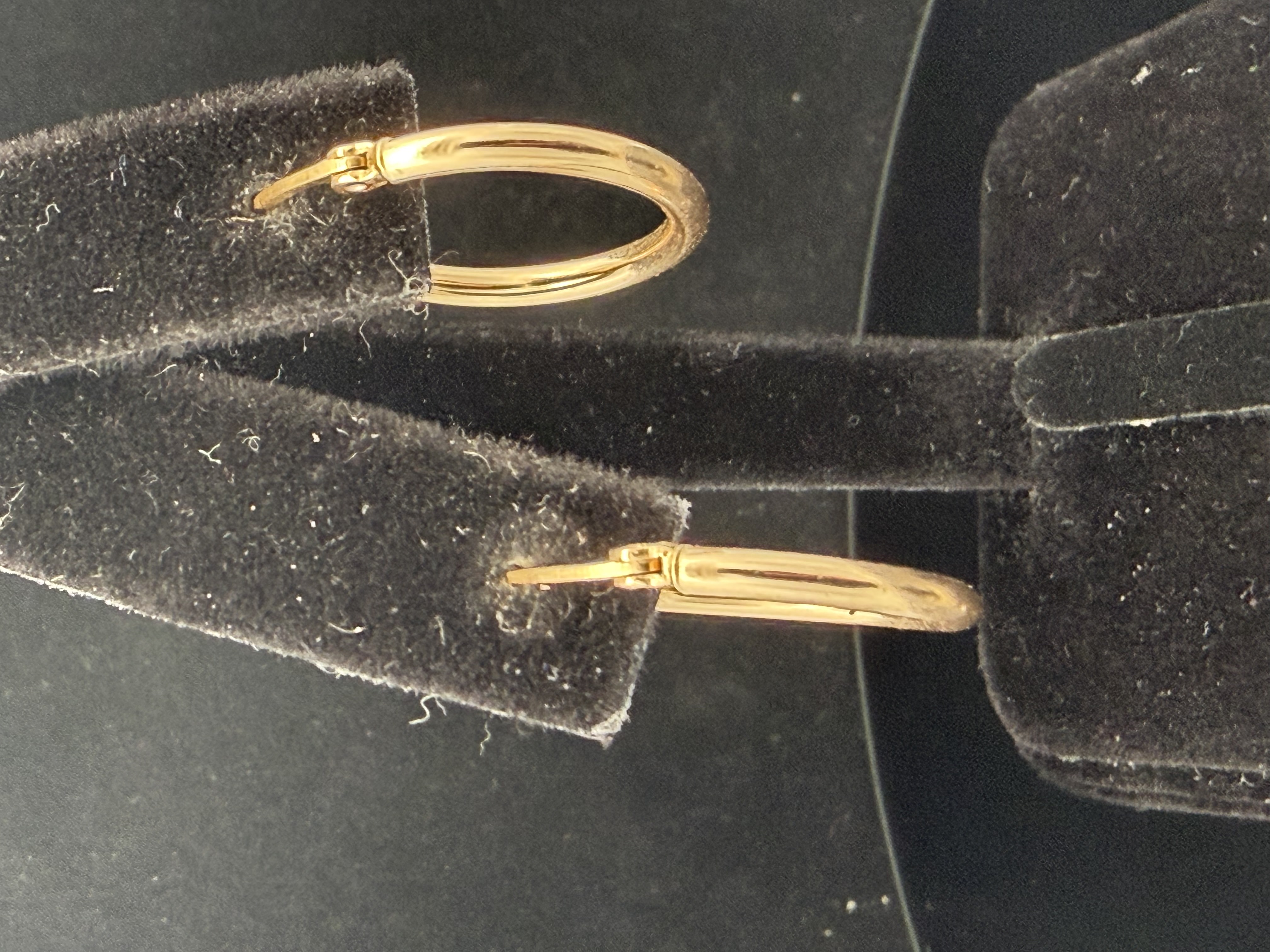 14k Yellow Gold Hoop Earrings