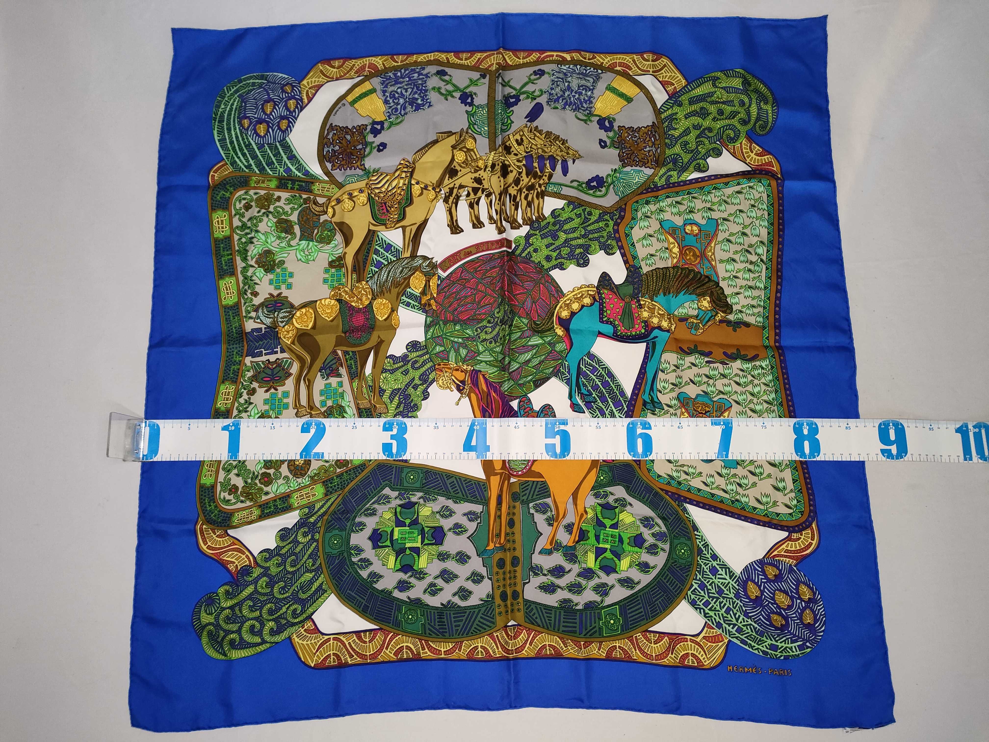 Hermes Art des Steppes 90cm Silk Scarf