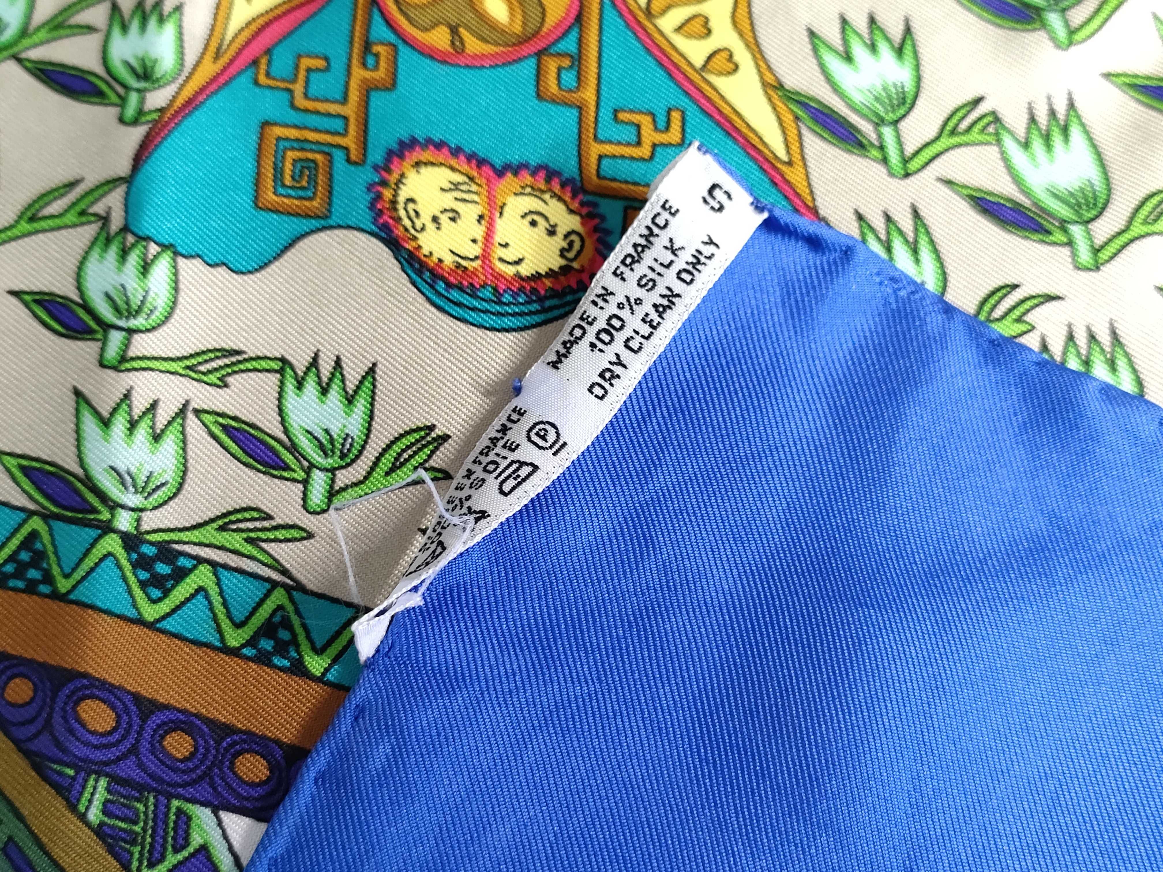Hermes Art des Steppes 90cm Silk Scarf