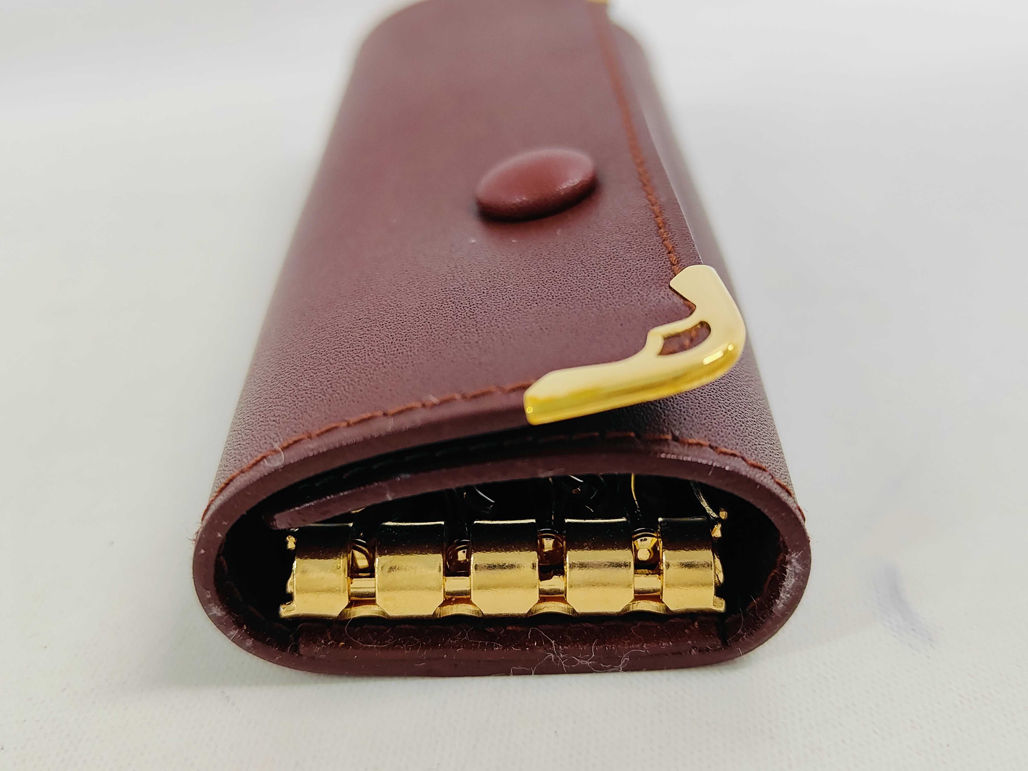 Cartier Must de Cartier Leather 4-Hook Key Case