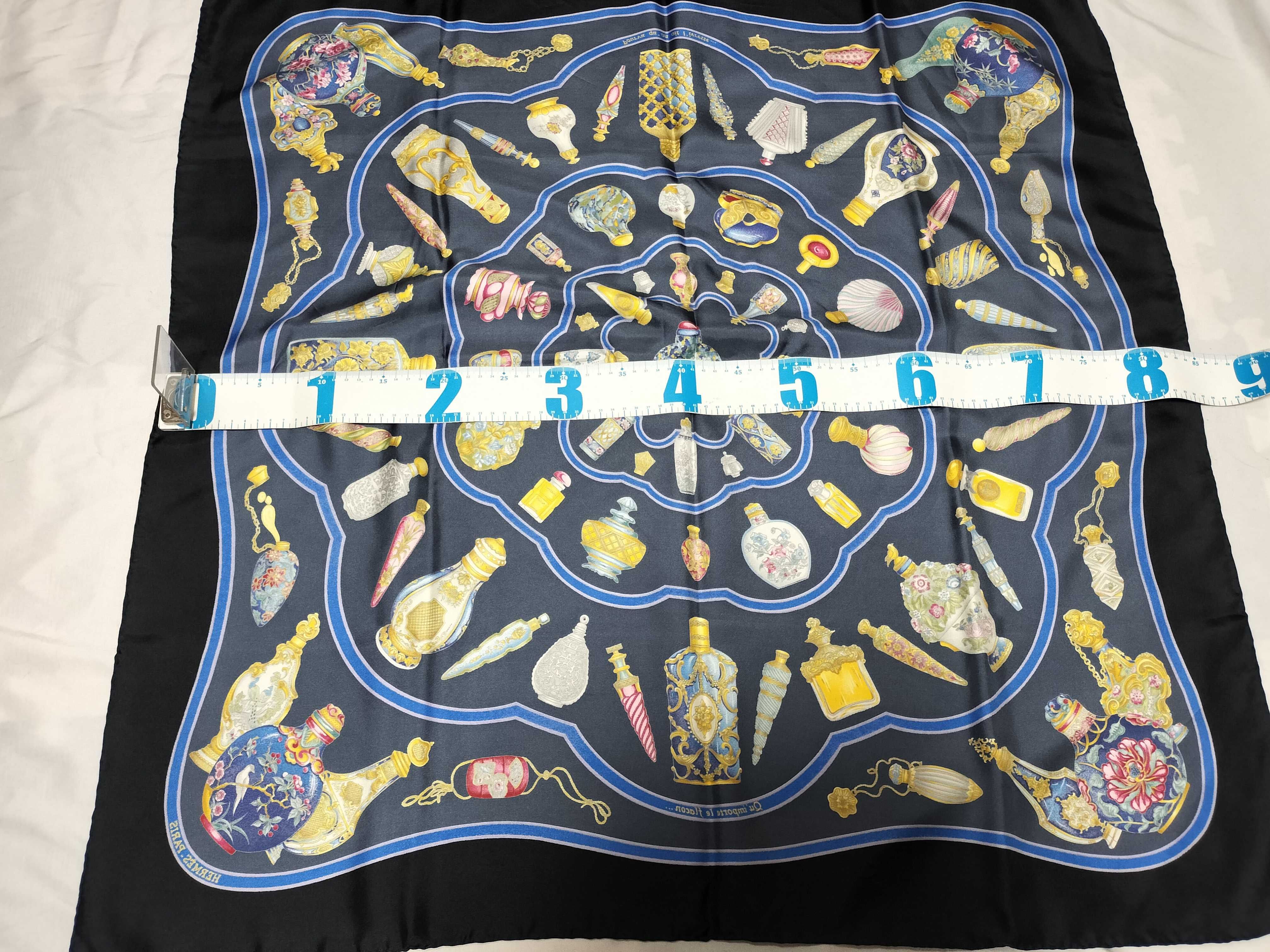 Hermes Qu'importe le flacon Silk Scarf by Catherine Baschet