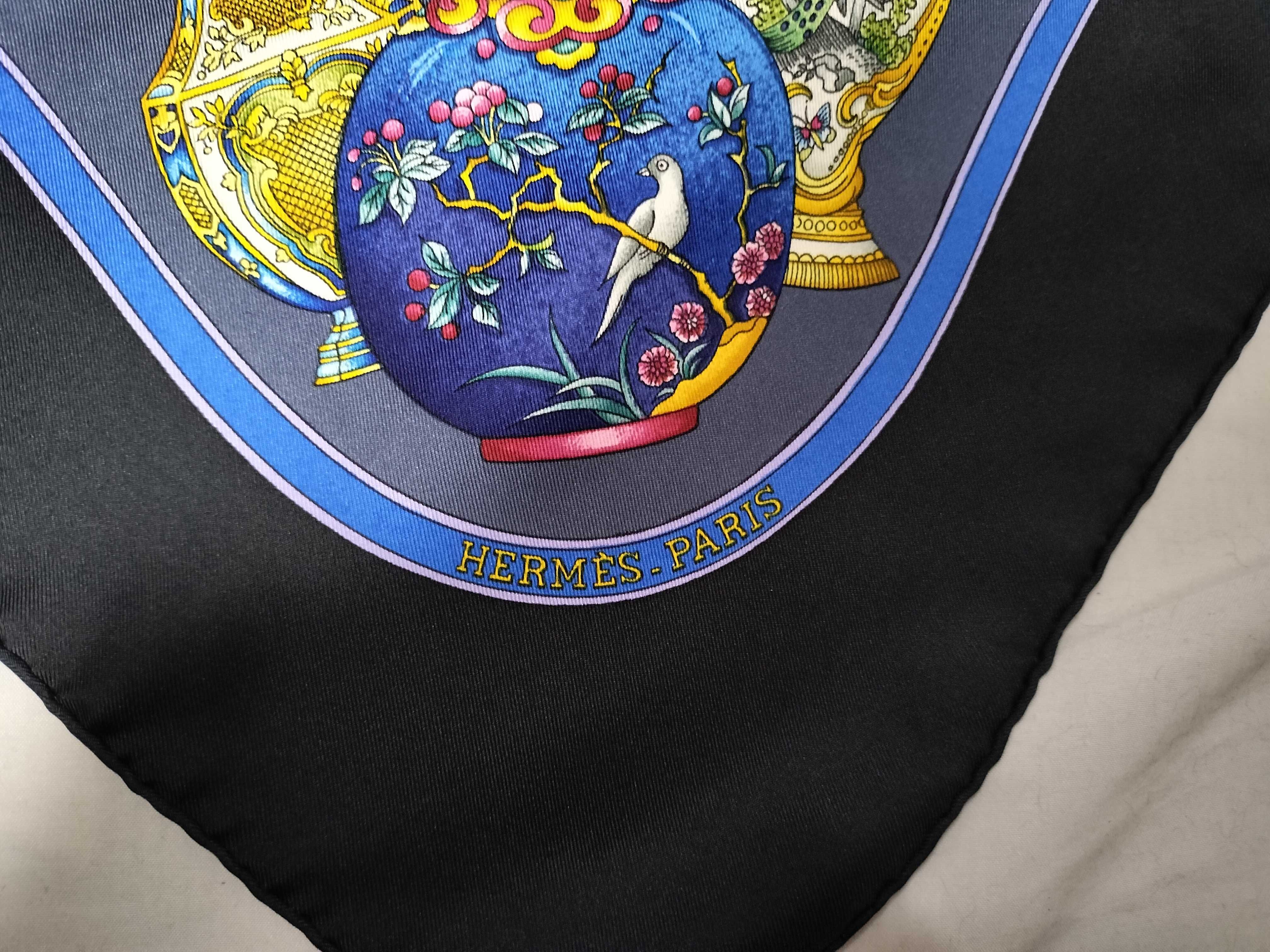 Hermes Qu'importe le flacon Silk Scarf by Catherine Baschet