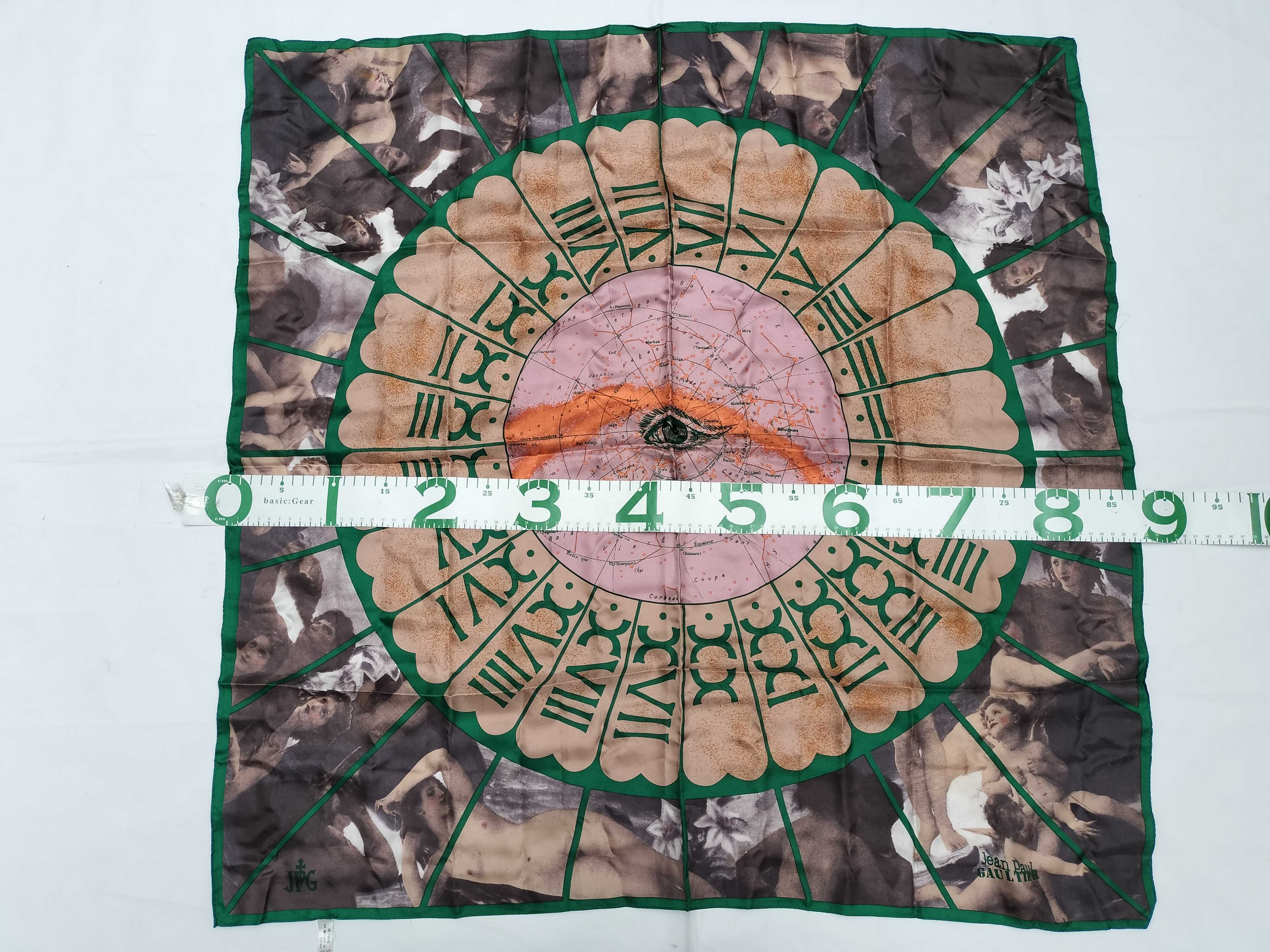 Jean Paul Gaultier Constellation Print Silk Scarf, Moonbat Co. ltd