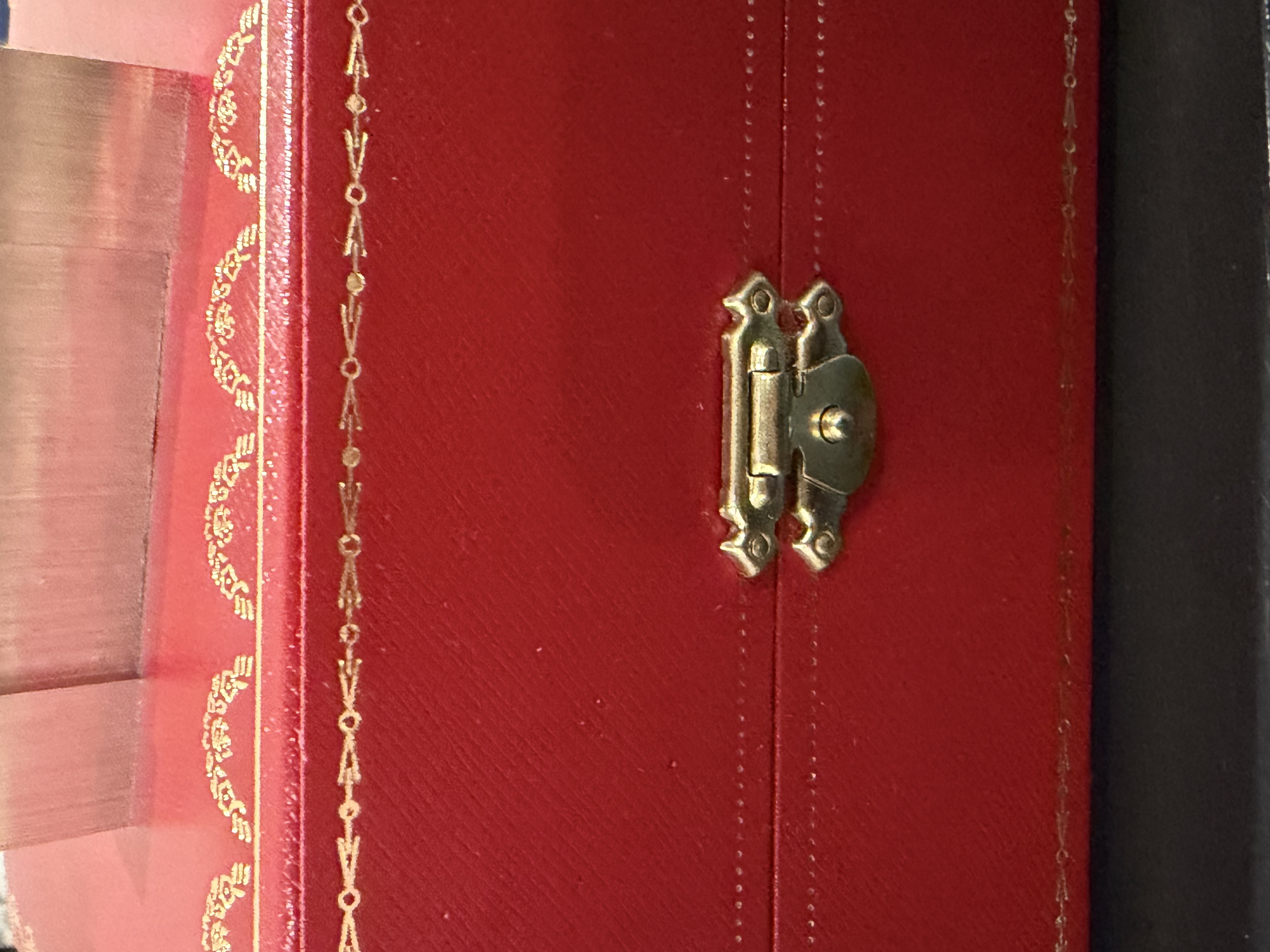 Cartier Guilloche Travel Clock