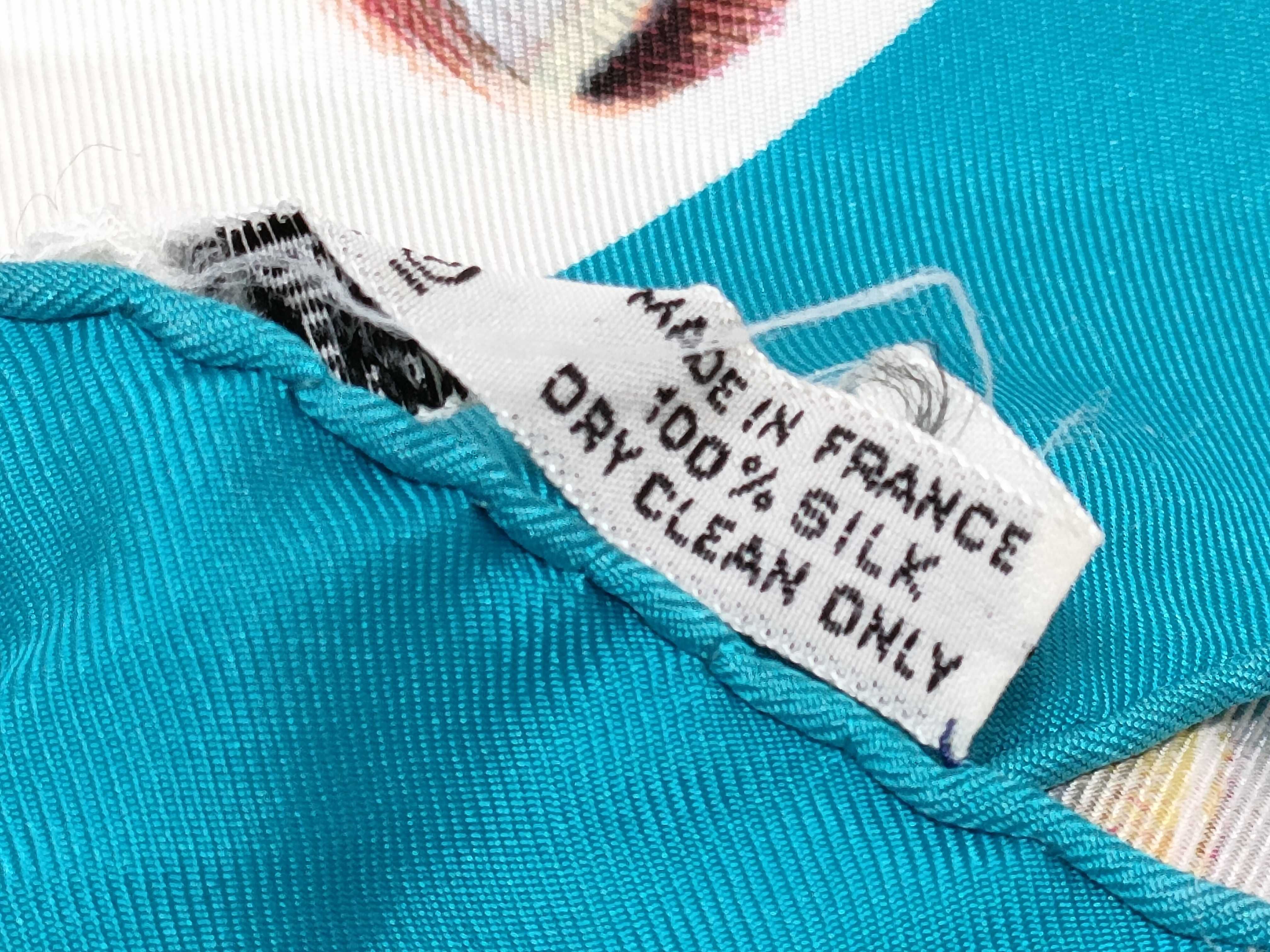 Hermes Plumes Silk Carre Scarf by Henri de Linares