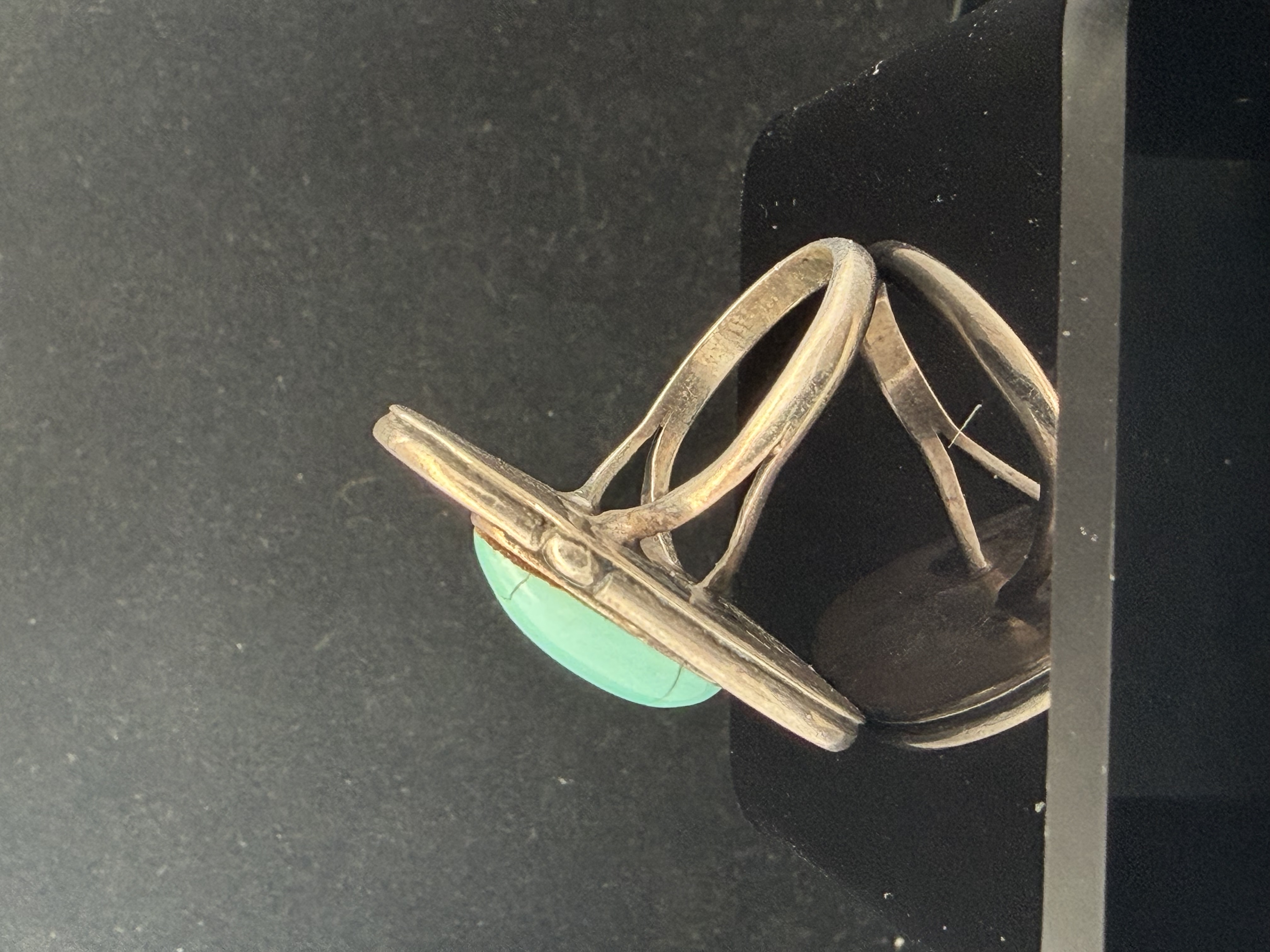Native American Sterling Silver Turquoise Ring