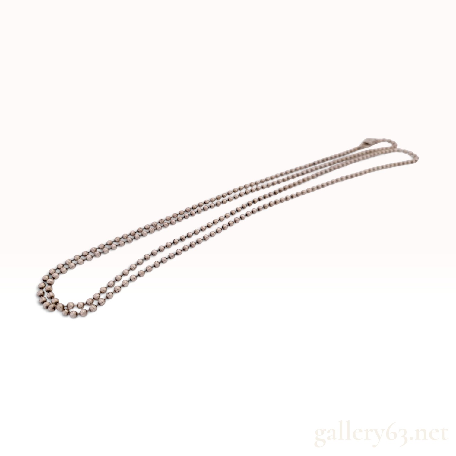 Tiffany and Co. Sterling Silver Ball Chain Necklace