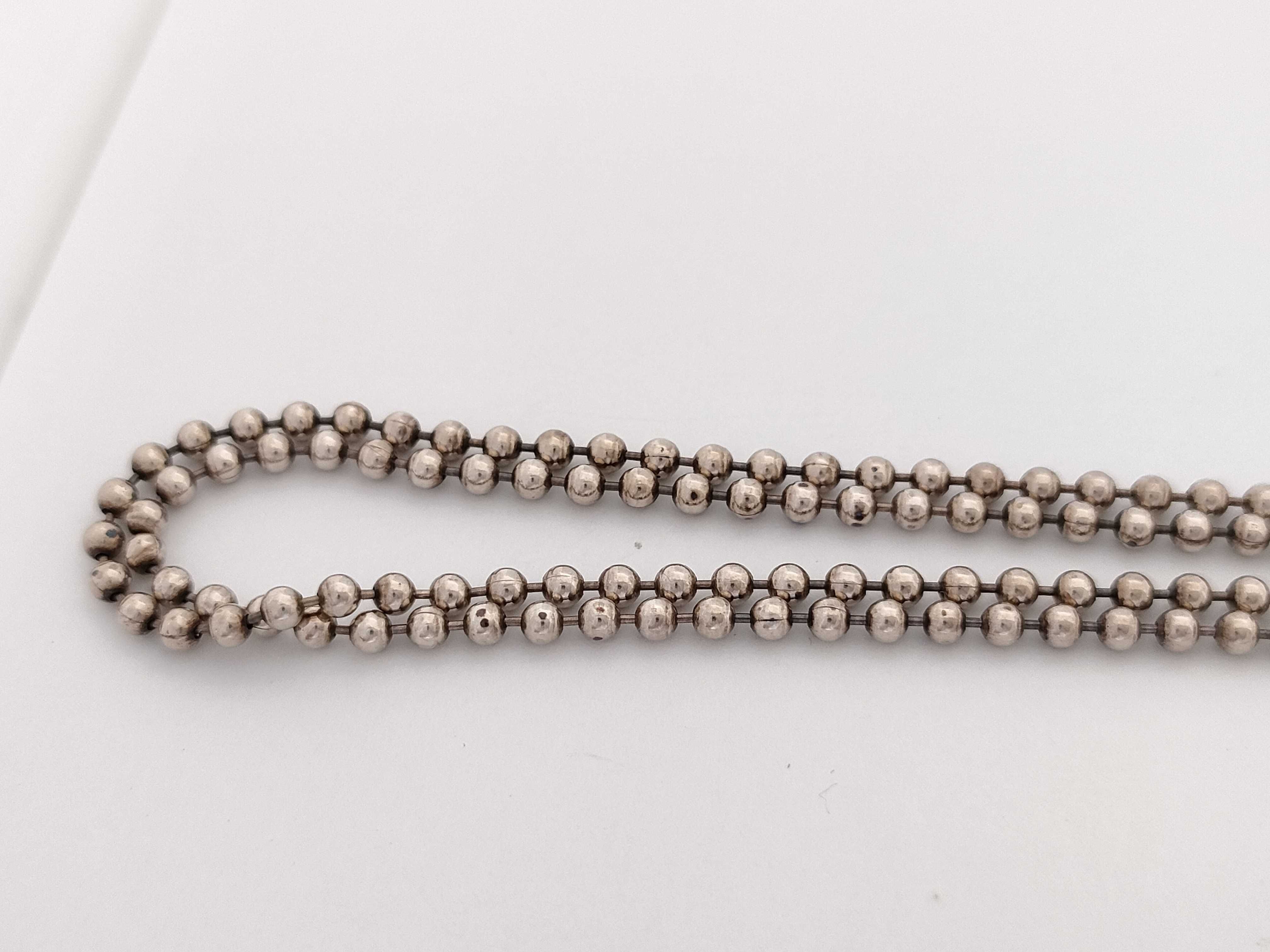 Tiffany and Co. Sterling Silver Ball Chain Necklace