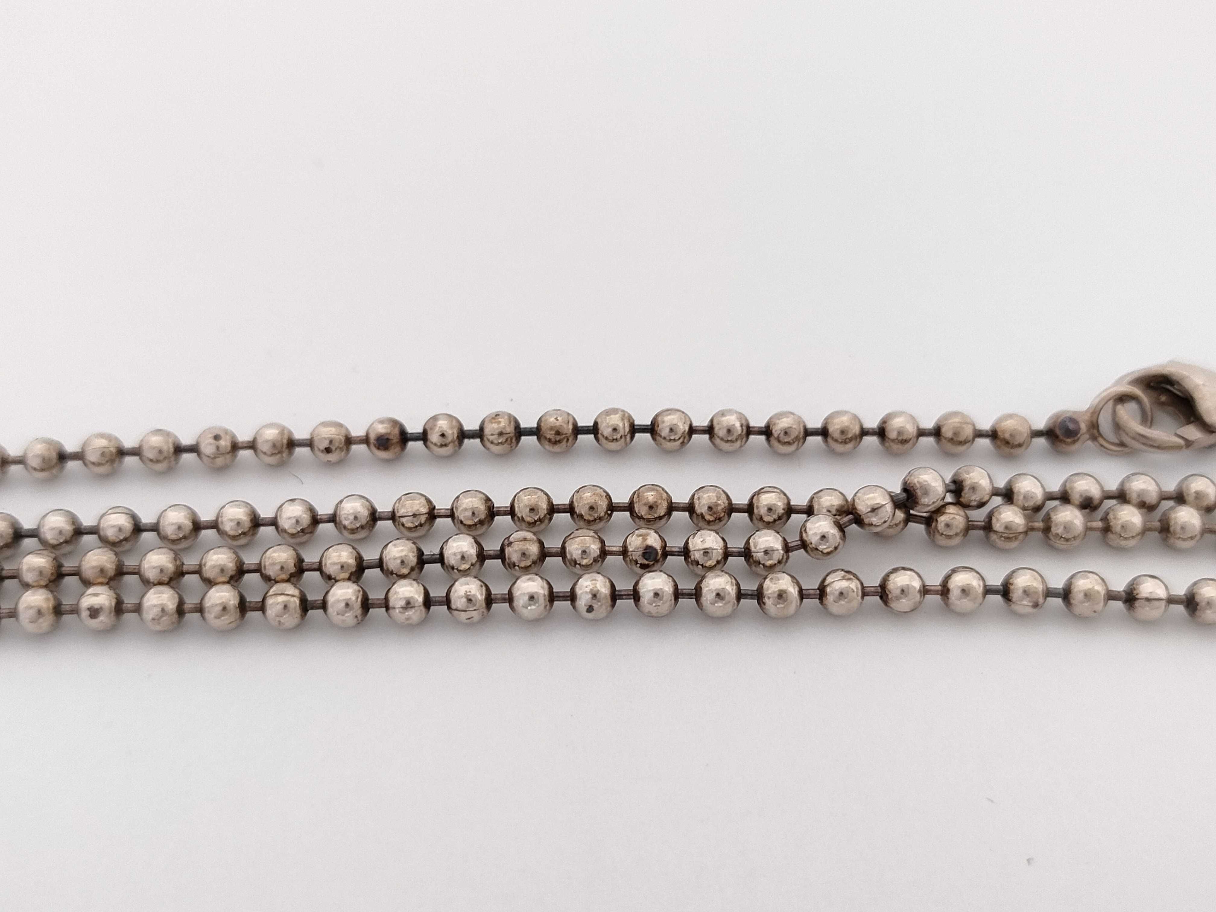 Tiffany and Co. Sterling Silver Ball Chain Necklace