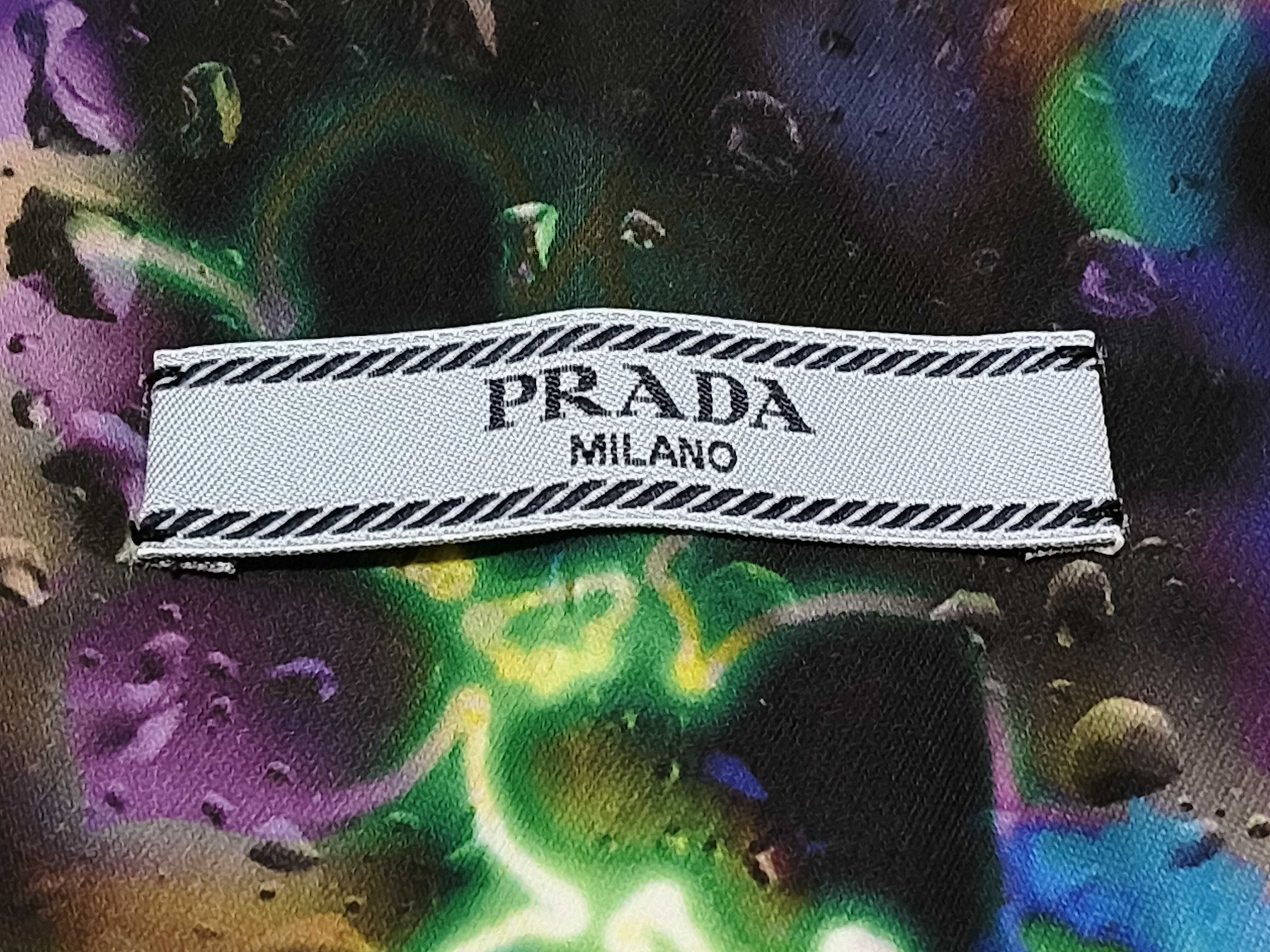 Prada SS18 Liquid Daisy Print Cropped Trousers