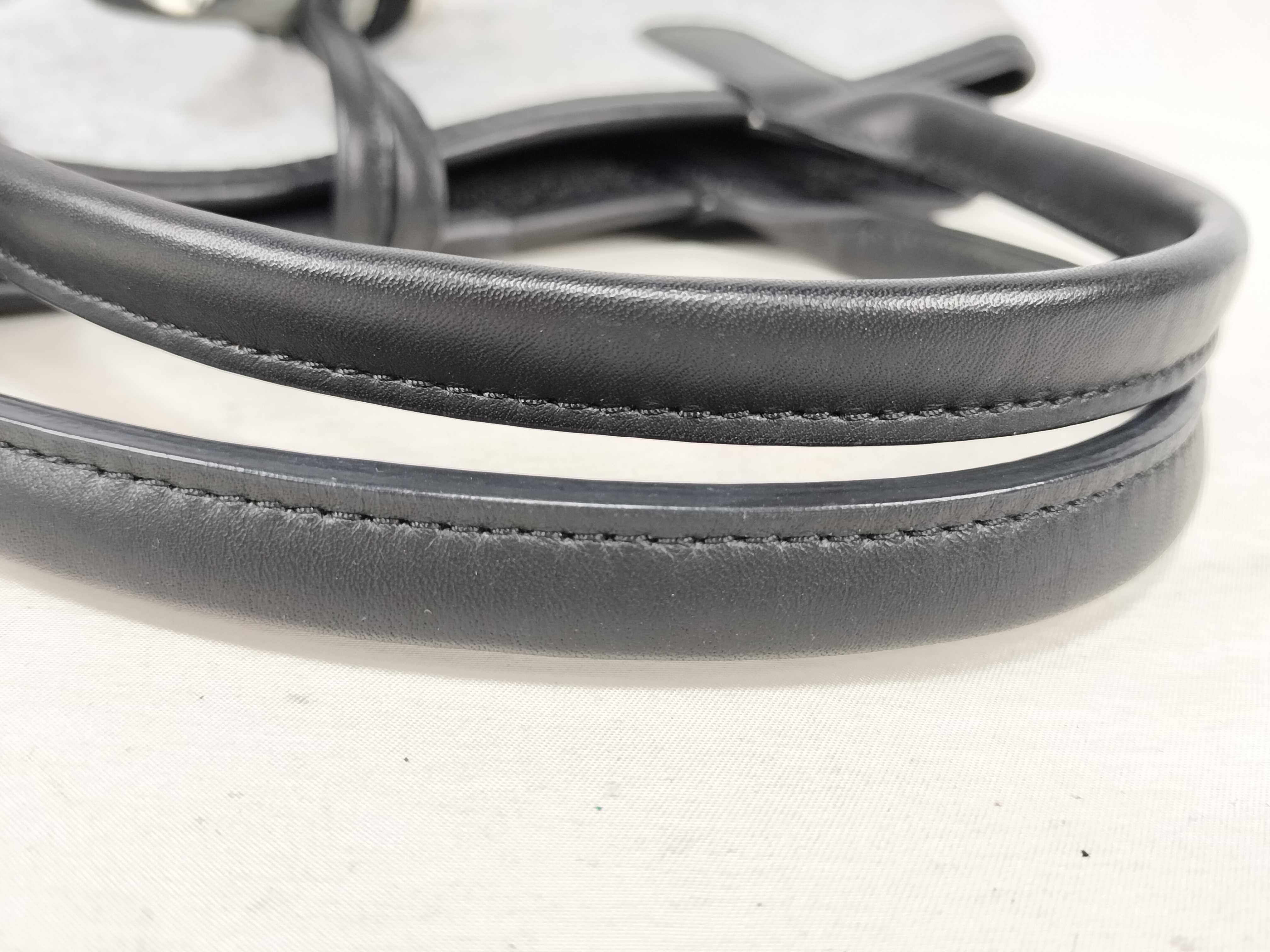 Longchamp Roseau Grey Jersey and Black Leather Tote Bag