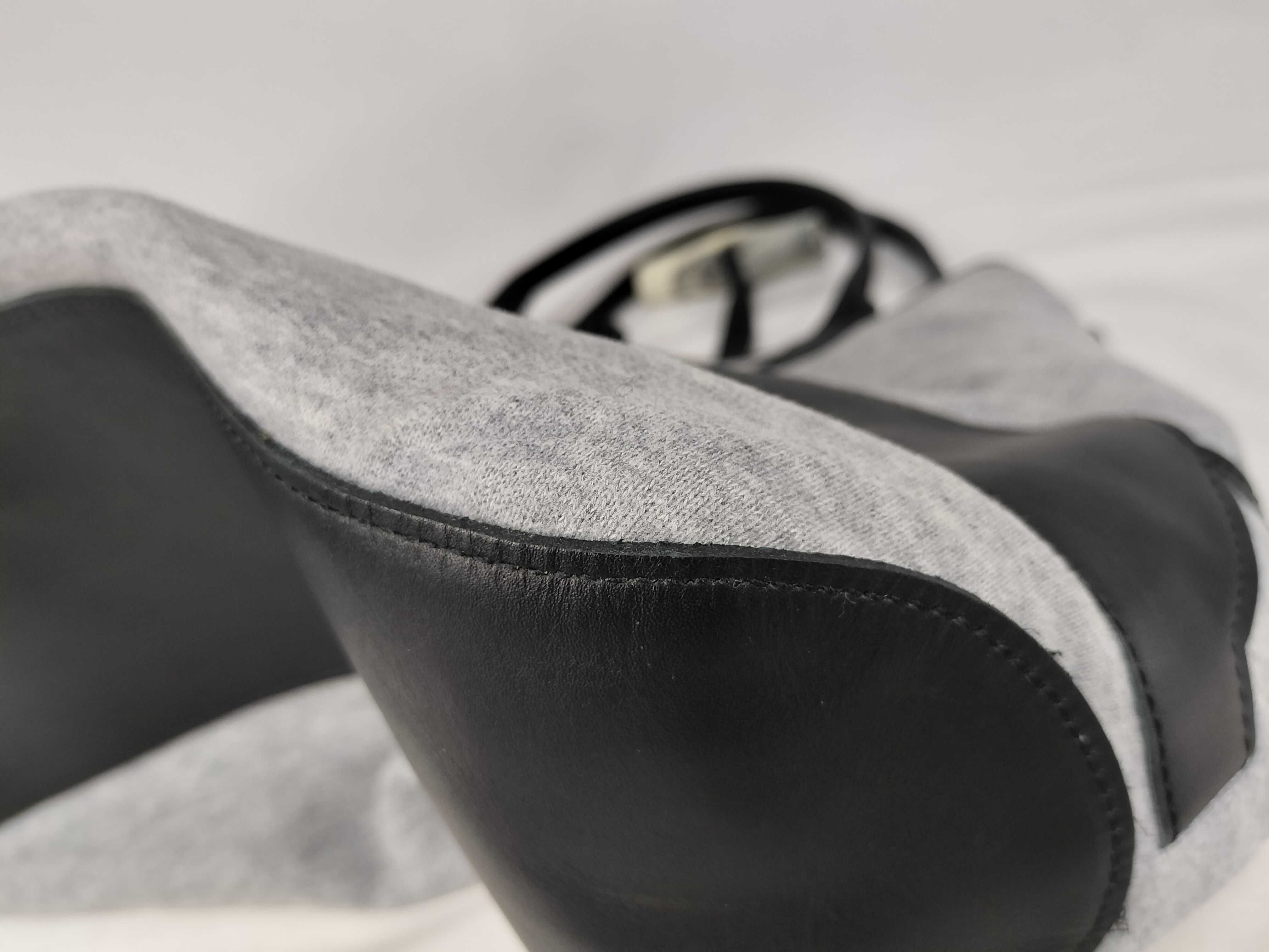 Longchamp Roseau Grey Jersey and Black Leather Tote Bag