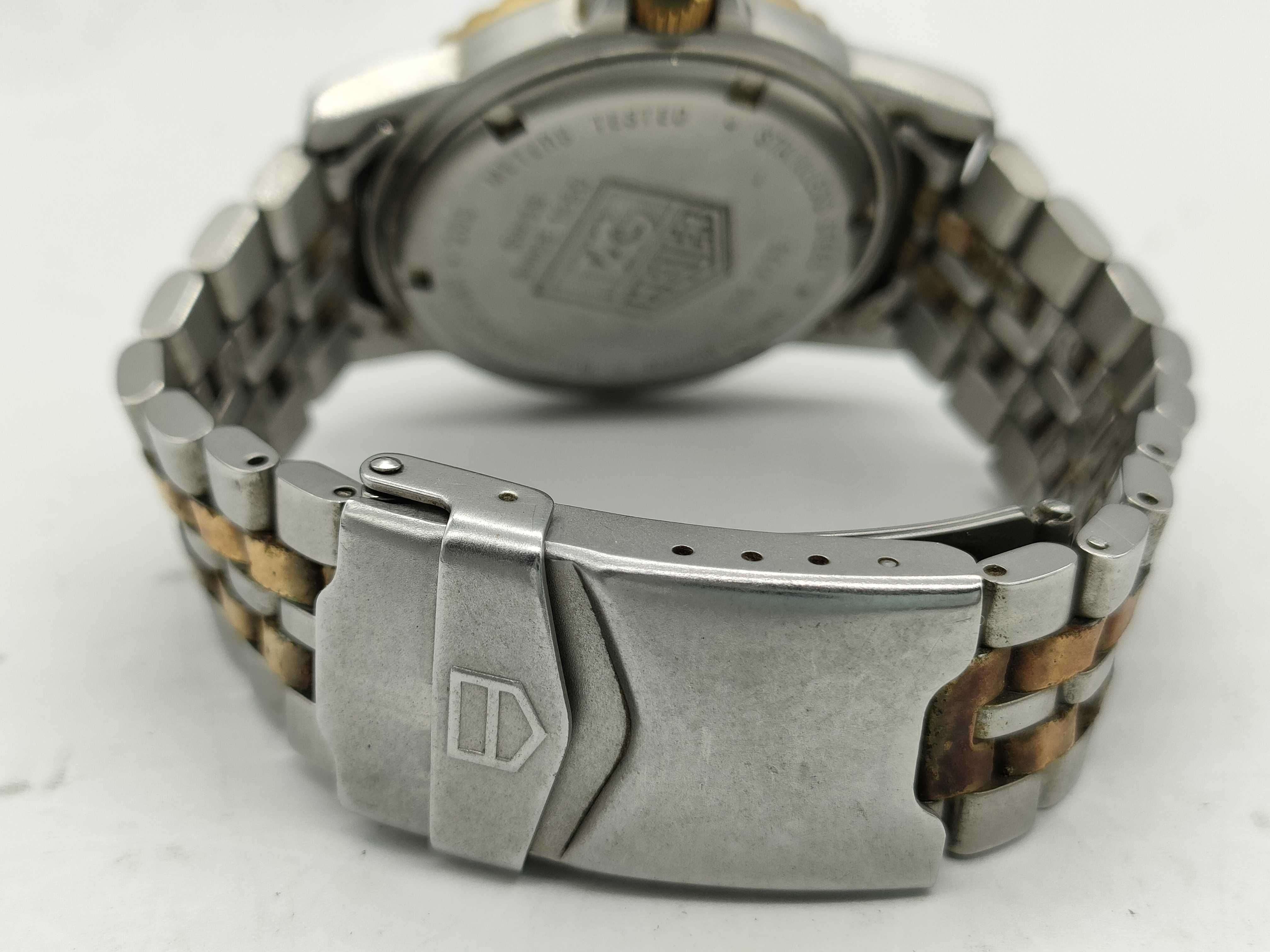 Vintage TAG Heuer Professional 925.213G Stainless Steel and Gold Plated Wristwatch