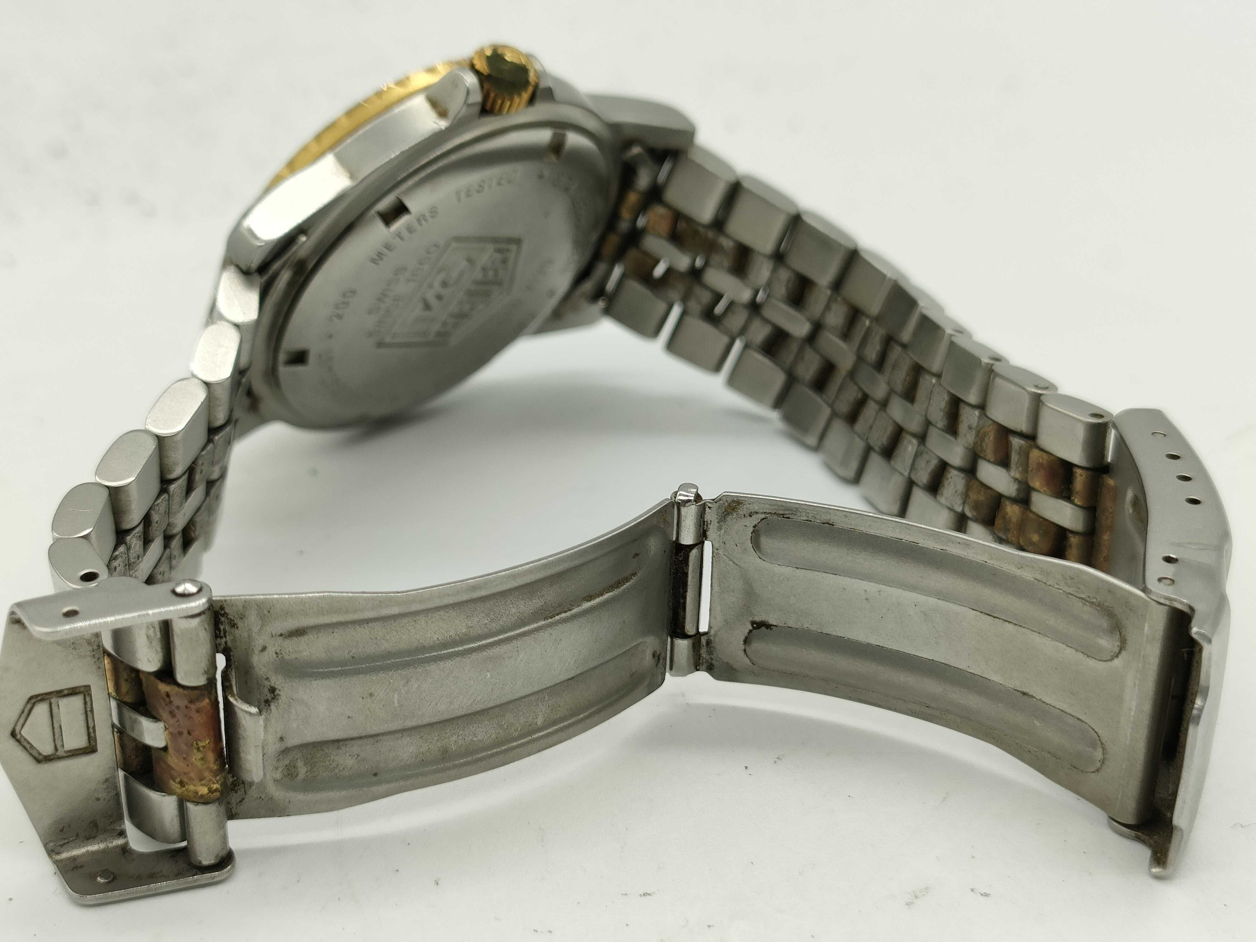 Vintage TAG Heuer Professional 925.213G Stainless Steel and Gold Plated Wristwatch