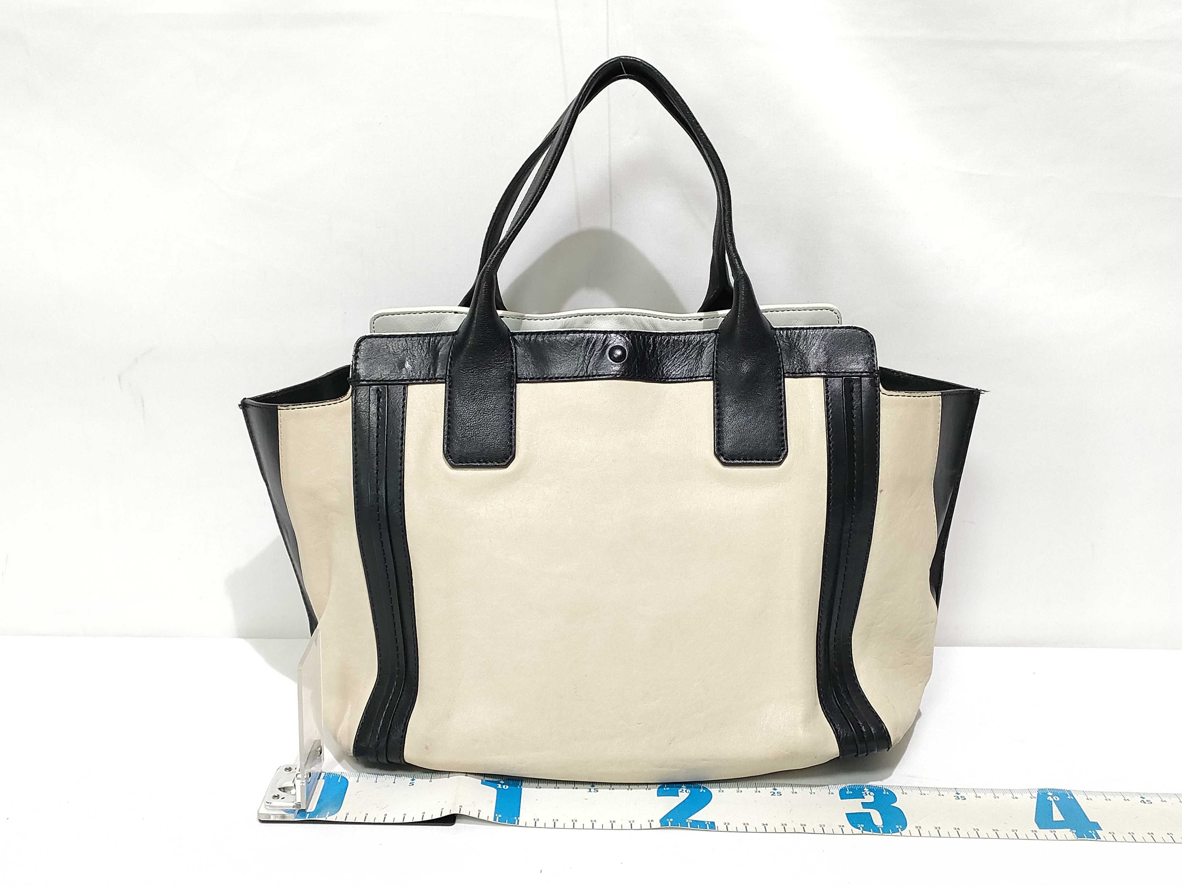 Chloe Allison Bicolor Leather Tote Bag with Dust Bag