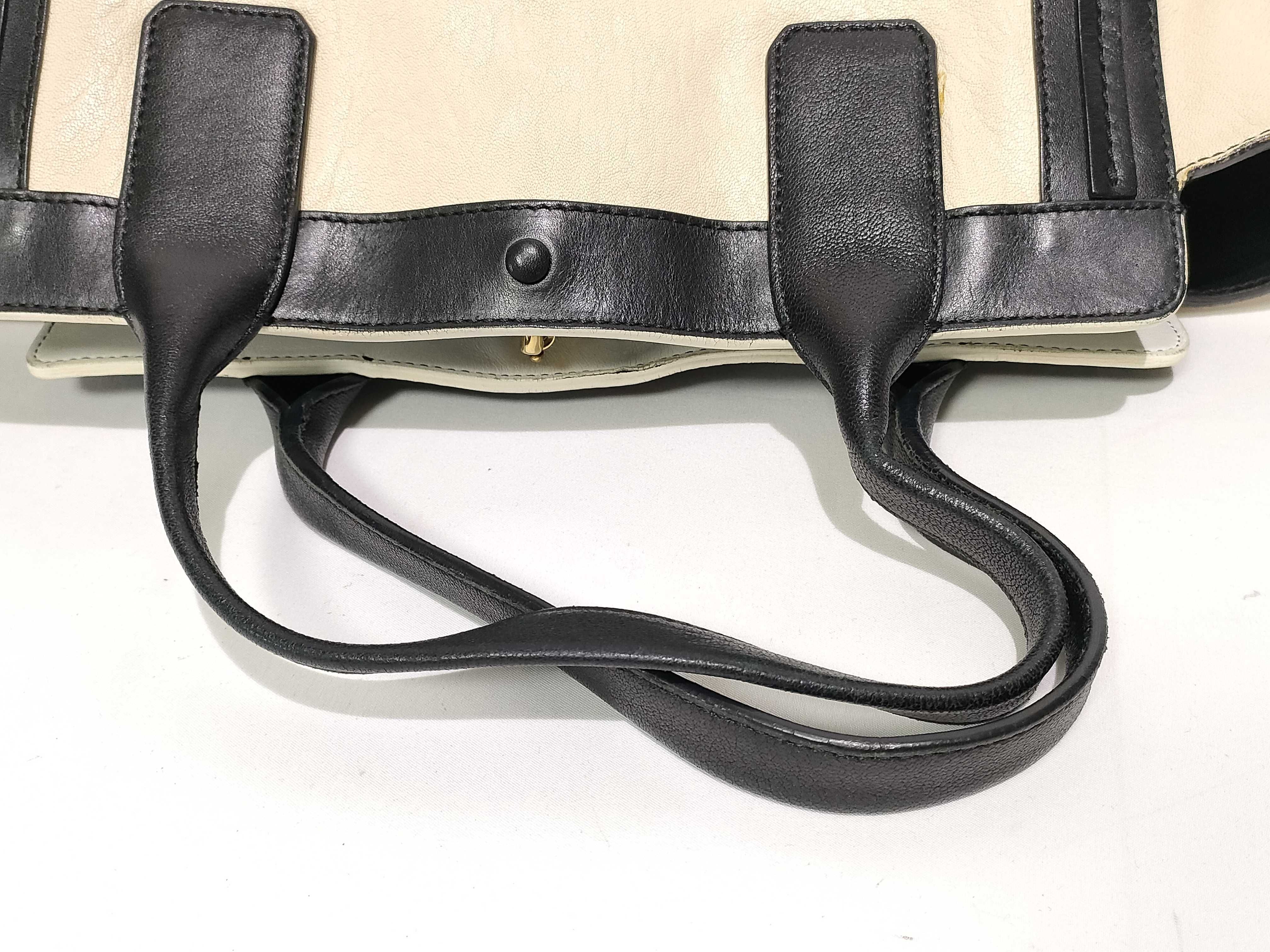 Chloe Allison Bicolor Leather Tote Bag with Dust Bag