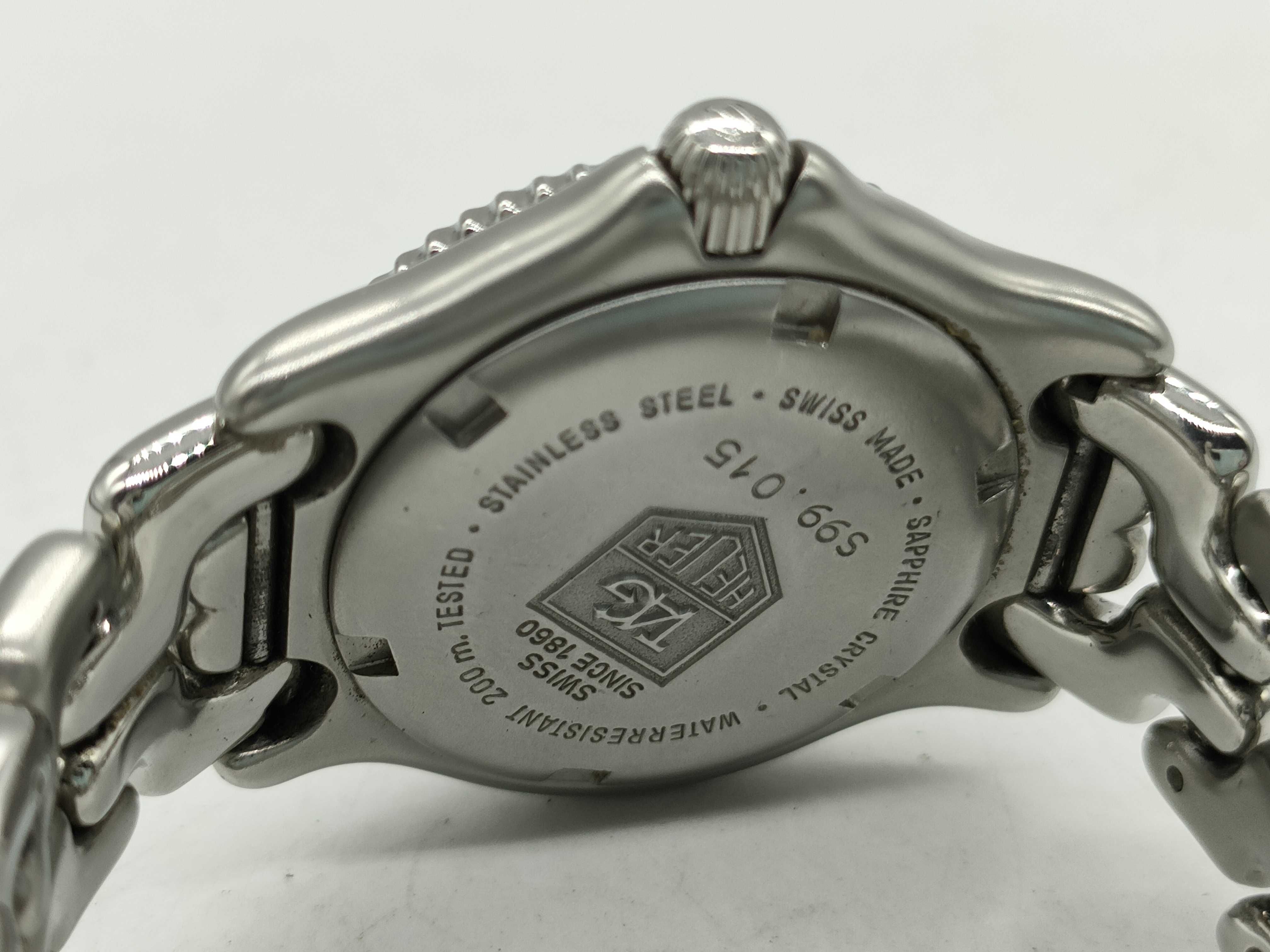 28mm Ladies TAG Heuer S/el Professional S99.015 White Dial Stainless Steel Wristwatch