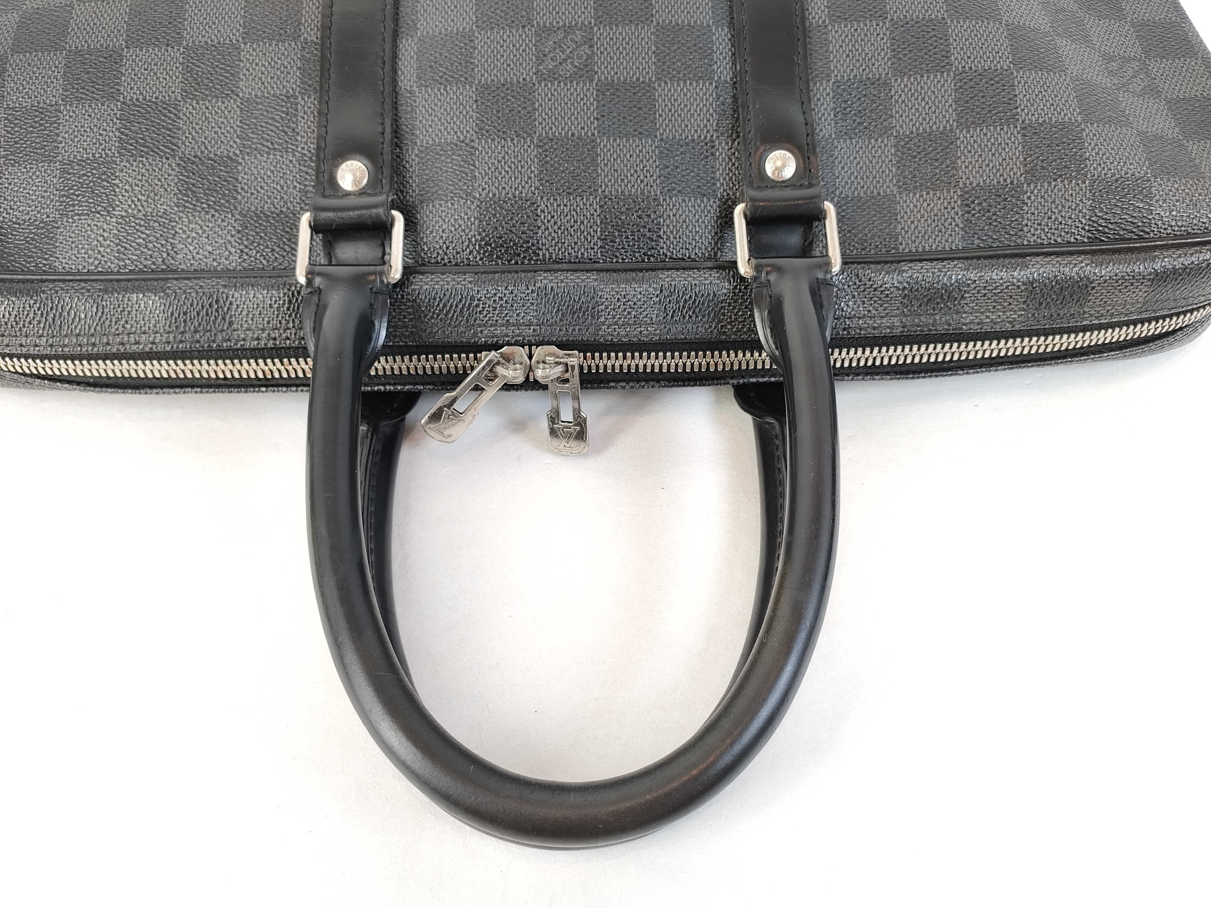 Louis Vuitton Porte-Documents Voyage Damier Graphite Canvas Briefcase