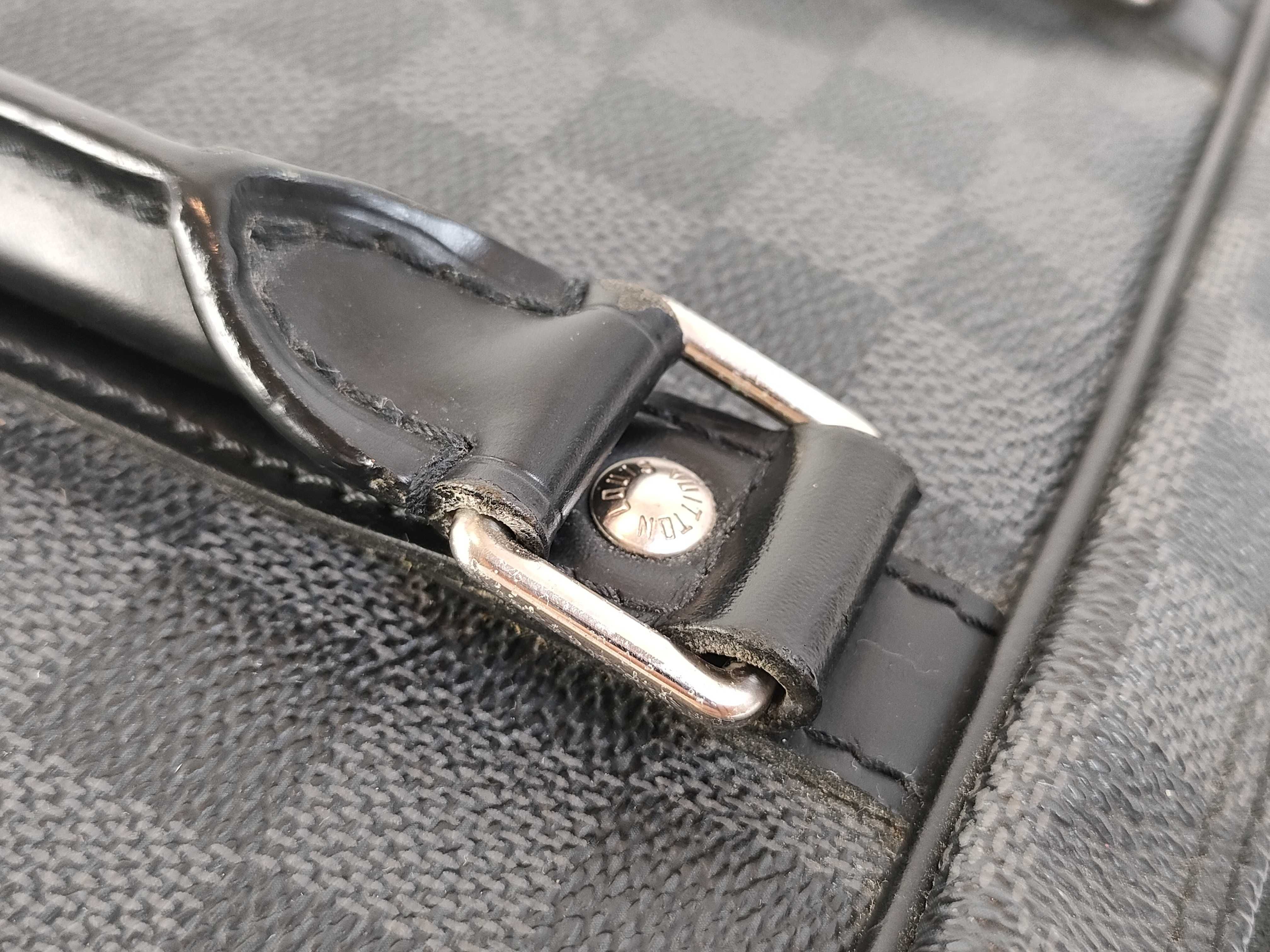 Louis Vuitton Porte-Documents Voyage Damier Graphite Canvas Briefcase