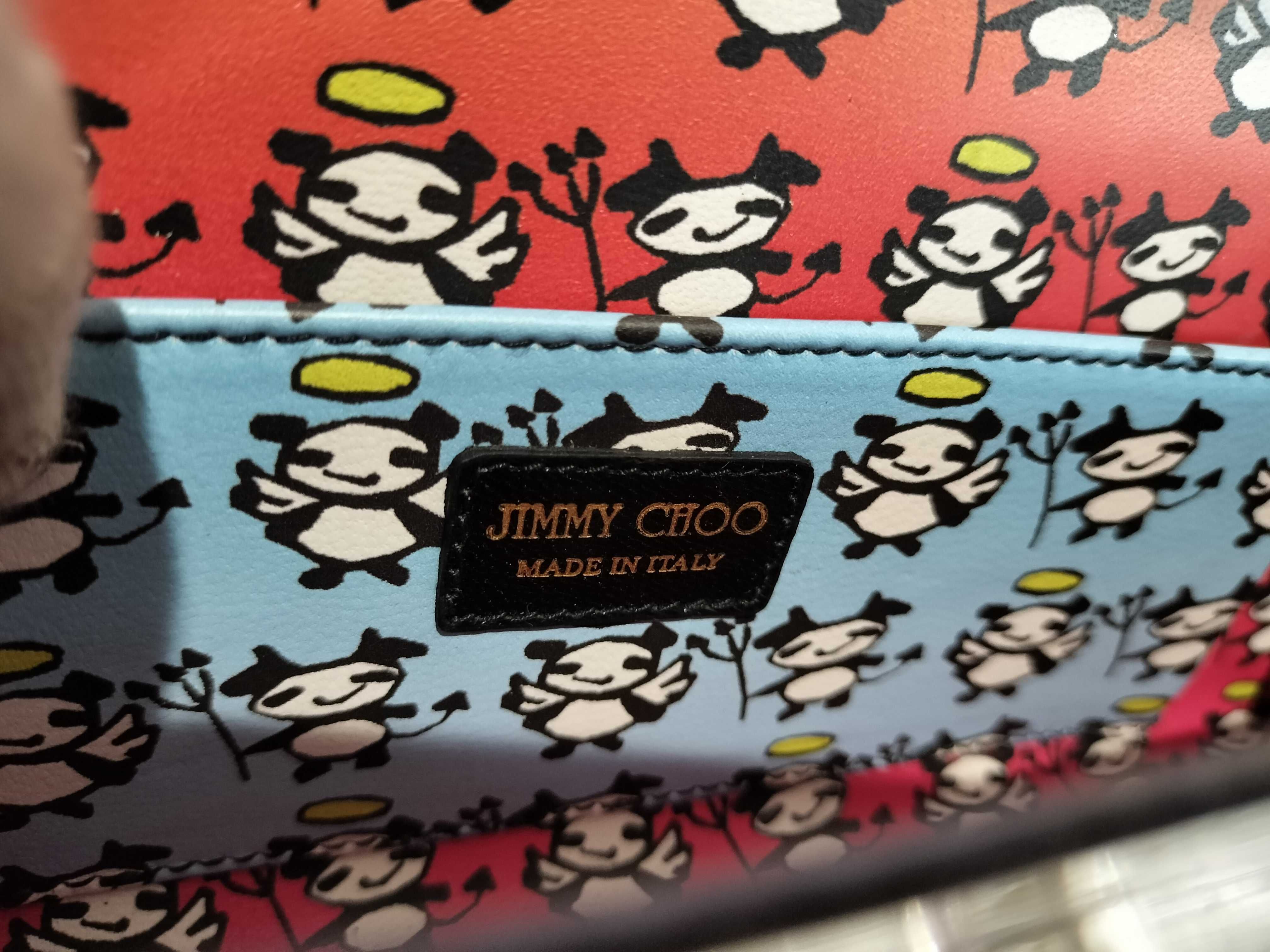 Jimmy Choo x Rob Pruitt Candy Multicolored Lace Acrylic Clutch with Box